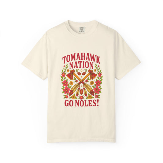 Tomahawk Nation Unisex T-shirt | Go Noles Vintage Style Tee, Perfect for Game Day, College Spirit Wear, Football Fans, Sports Apparel