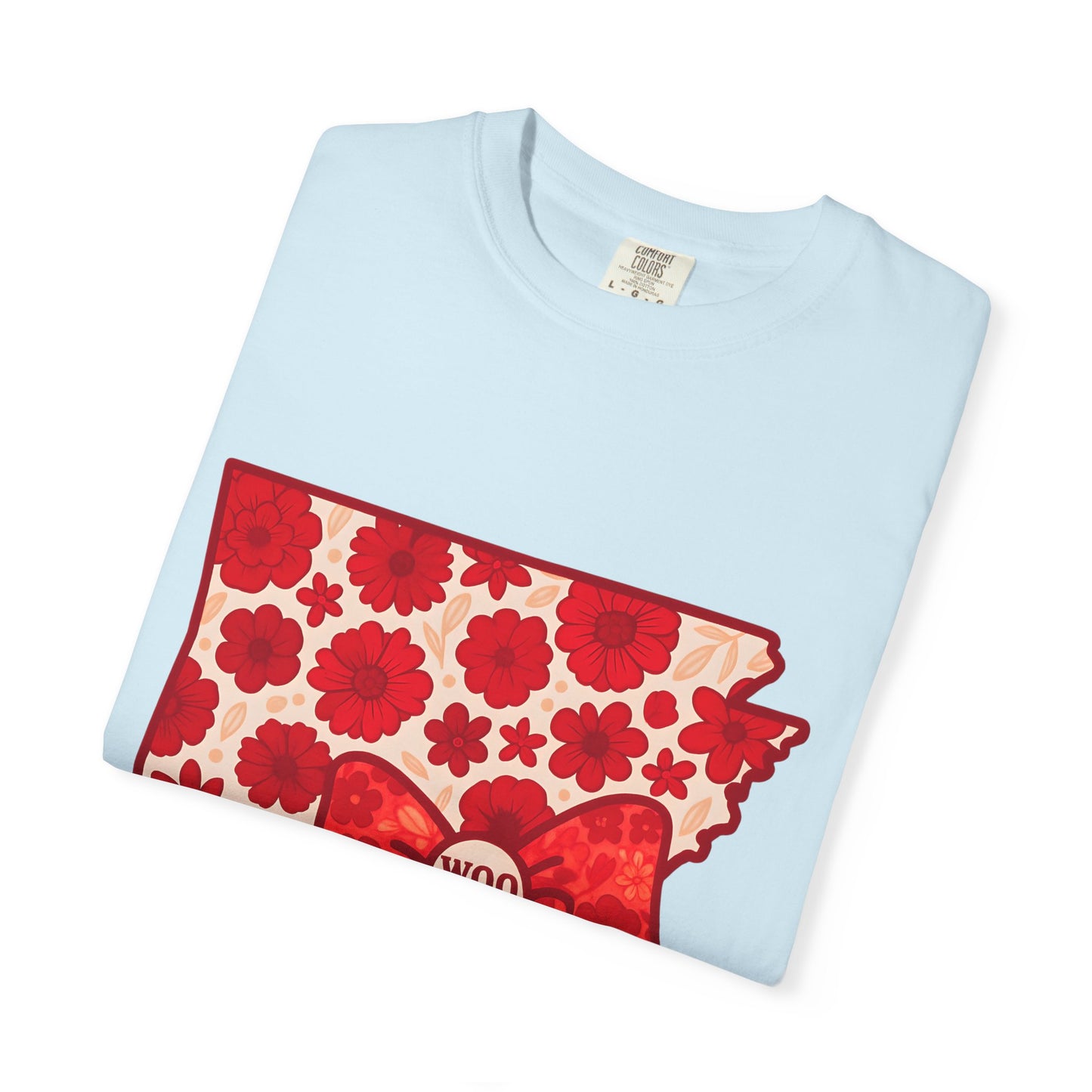 Arkansas Floral T-shirt - Women's & Men's Gift, Summer Tee, State Pride Shirt, Comfort Colors