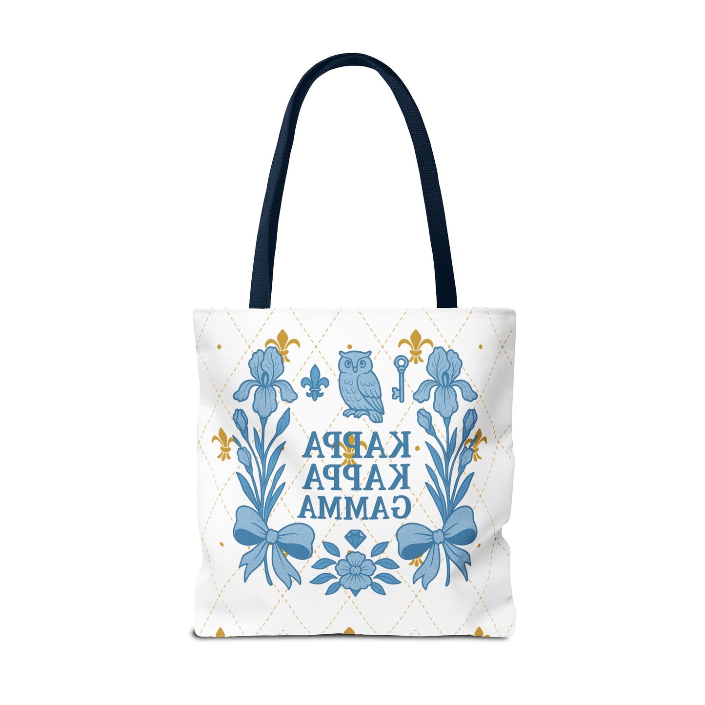 Floral KKG Sorority Tote Bag | College Student Gift, Event Tote