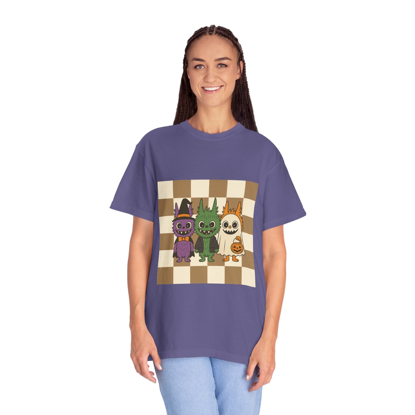 Cute Halloween Monster T-Shirt, Spooky Graphic Tee, Fall Apparel, Unisex Shirt, Trick or Treat, Halloween Party Outfit