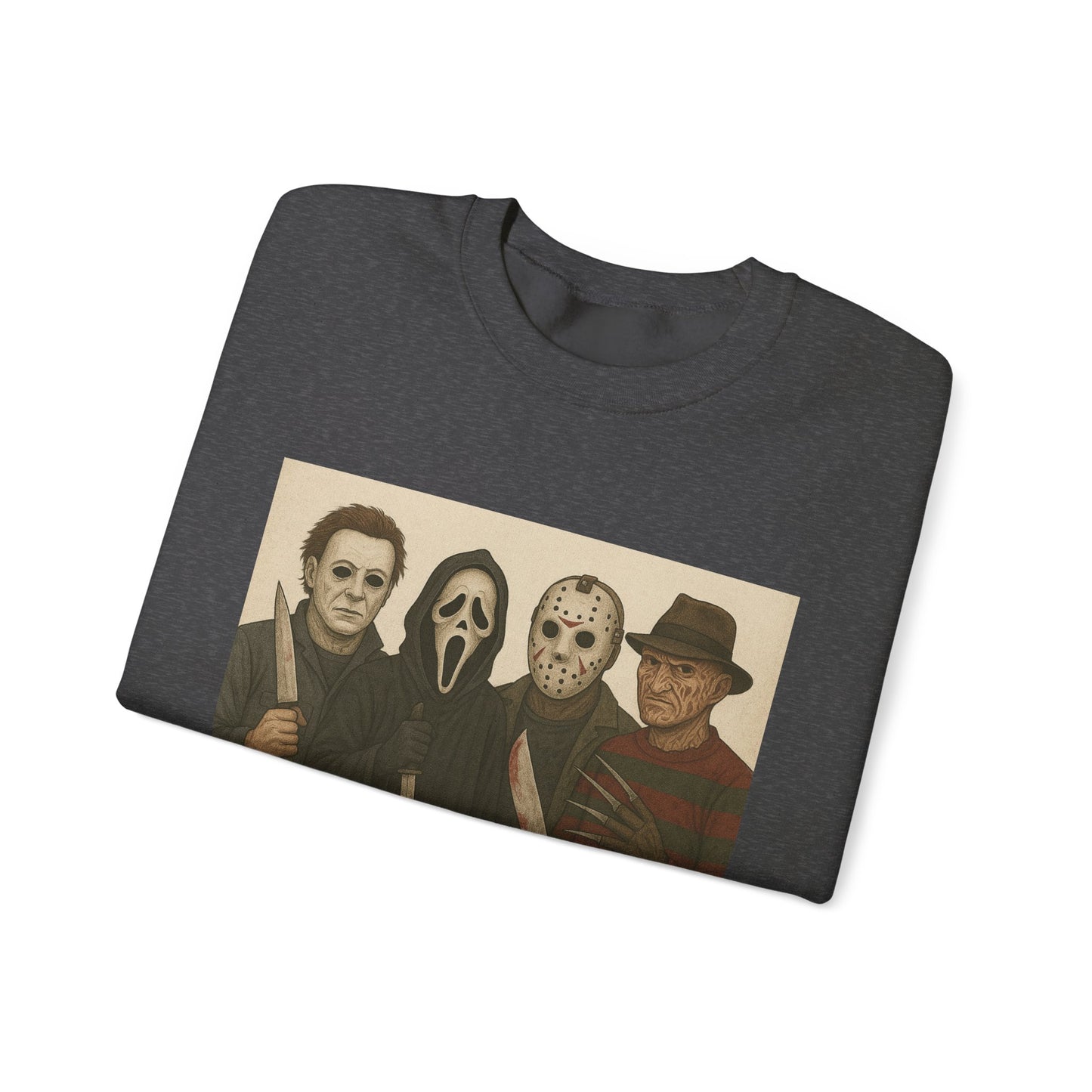 Spooky Movie Crewneck Sweatshirt - Halloween Horror Apparel