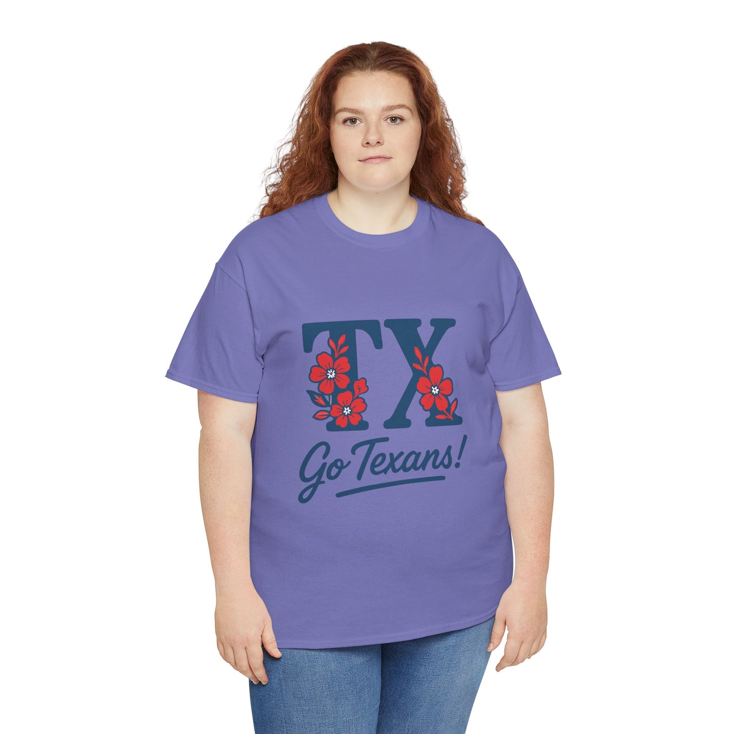 Texas Pride Unisex Cotton Tee | Go Texans! T-Shirt, Casual Wear, Game Day Shirt, Gift for Fans, Spring/Summer Style