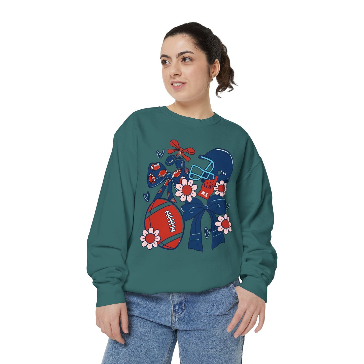 Football Game Day Unisex Sweatshirt - Comfort Colors