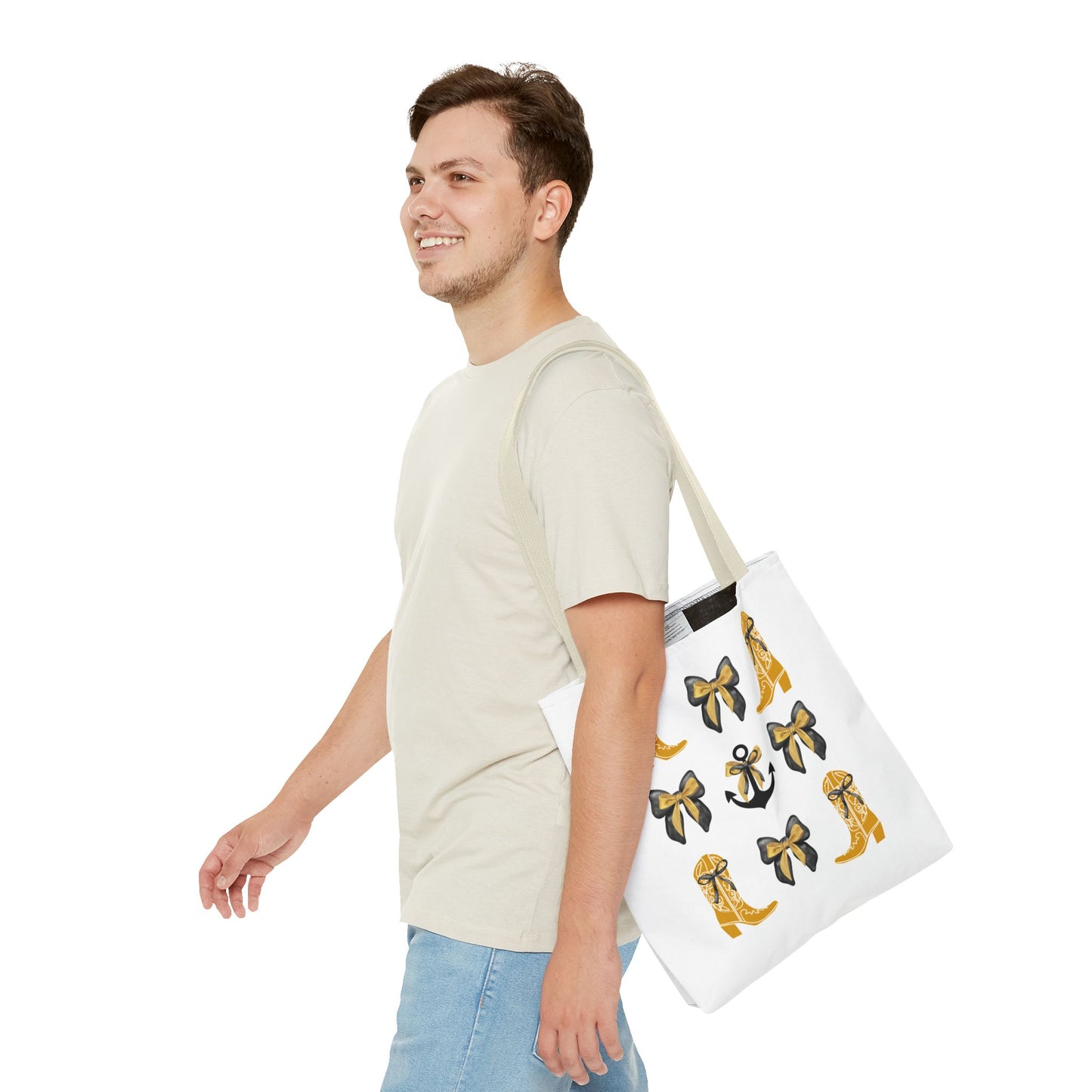 TN Vandy Game Day Tote Bag, Fashion Tote Bag, Perfect for Shopping, Nashville TN, Anchor Down, College Student Gift, Graduation Gift