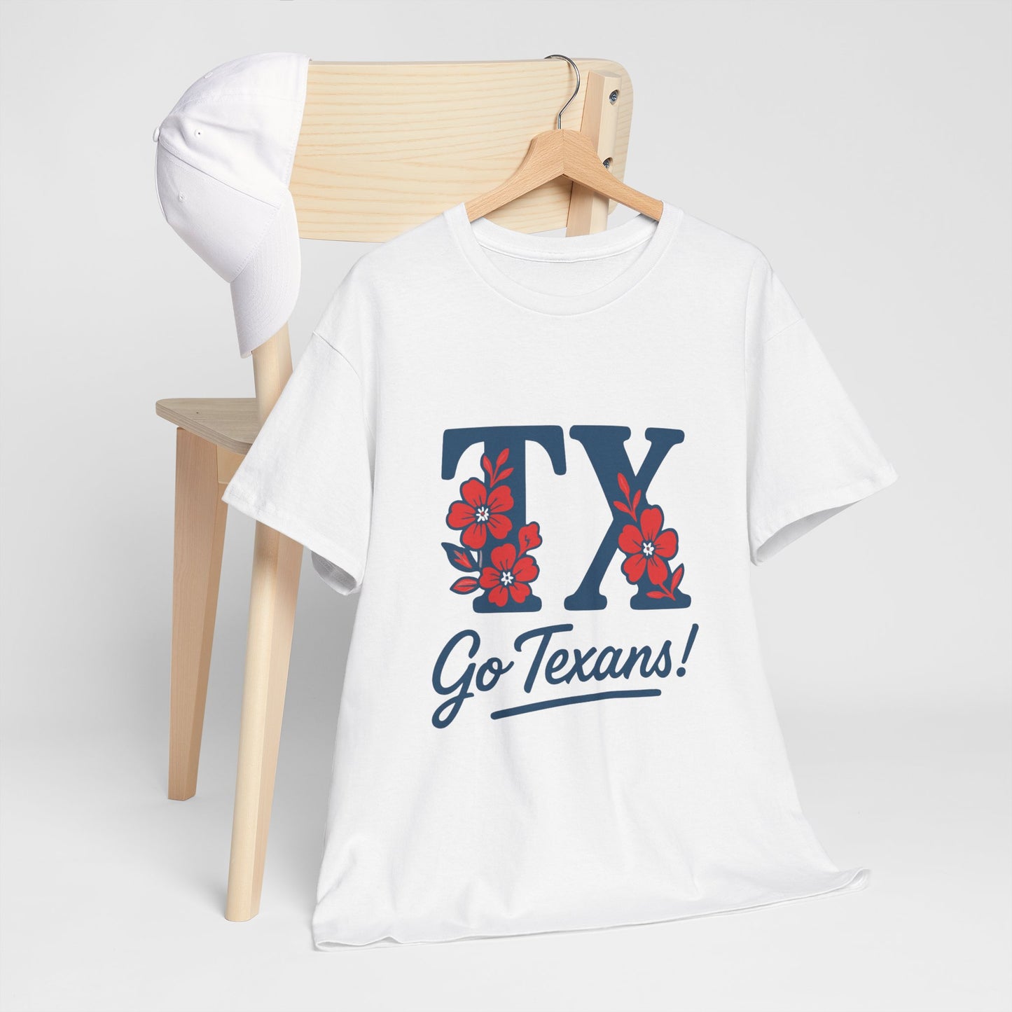 Texas Pride Unisex Cotton Tee | Go Texans! T-Shirt, Casual Wear, Game Day Shirt, Gift for Fans, Spring/Summer Style