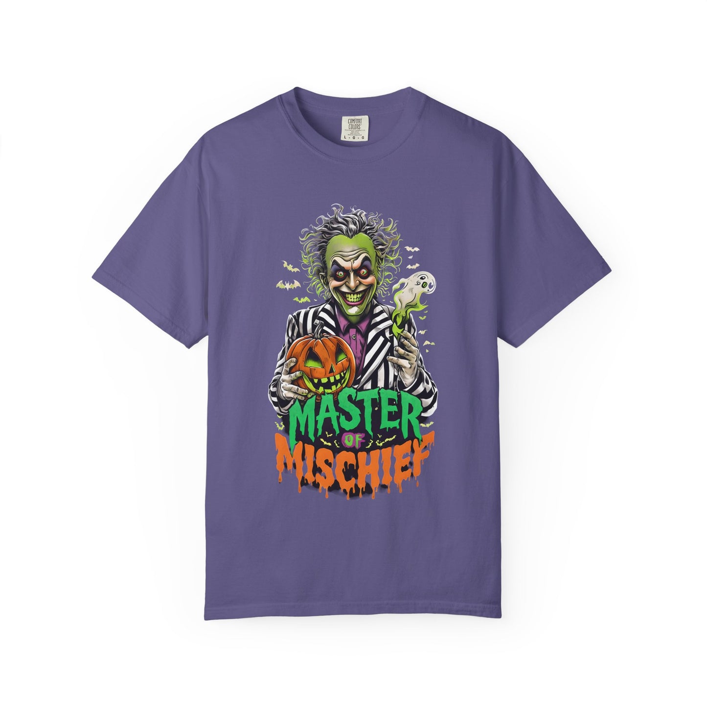 Master of Mischief Unisex T-Shirt, Halloween Party Shirt, Costume Tee, Spooky Gift, Fall Apparel, Graphic Tee