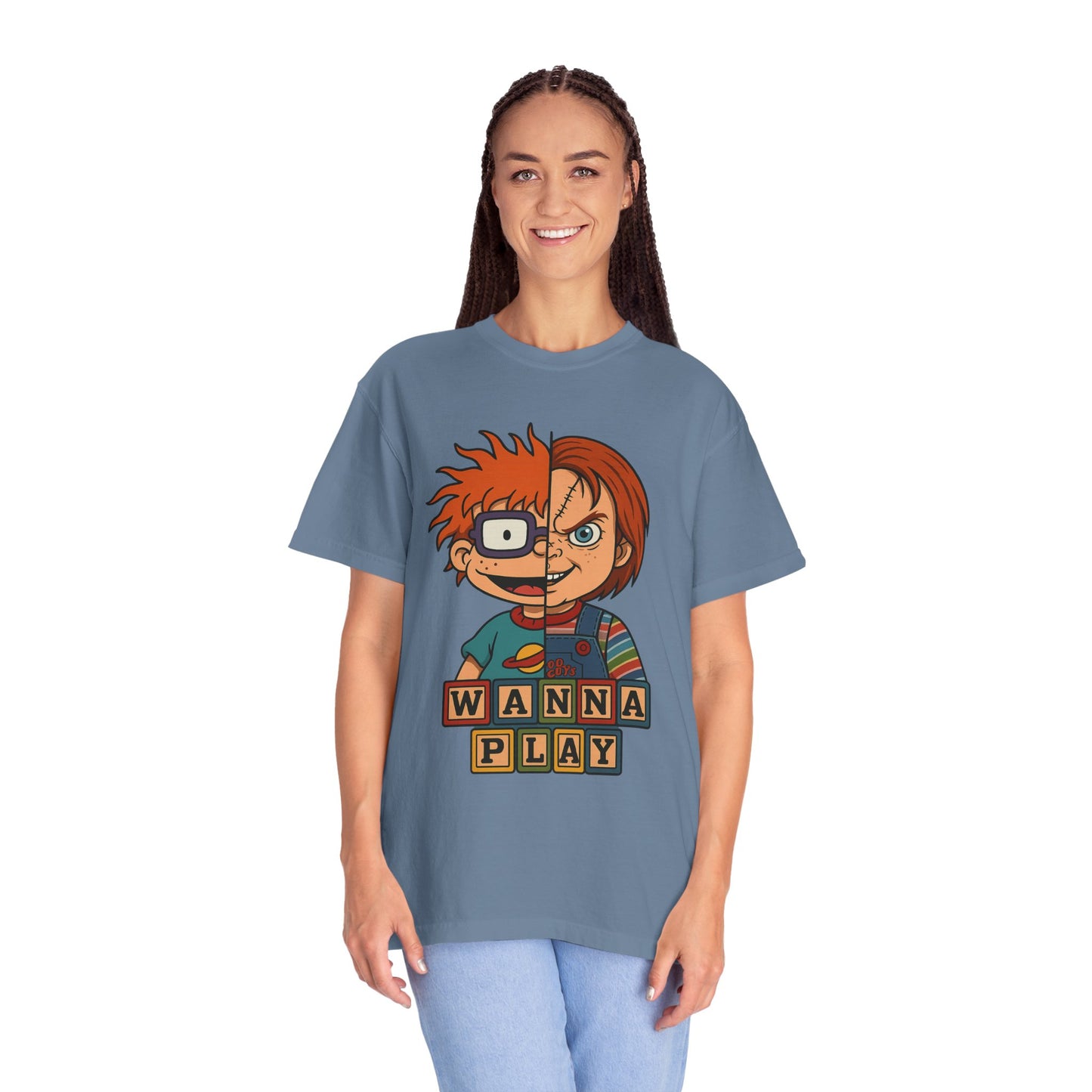 Two Faced Halloween Chucky-Inspired Unisex T-Shirt
