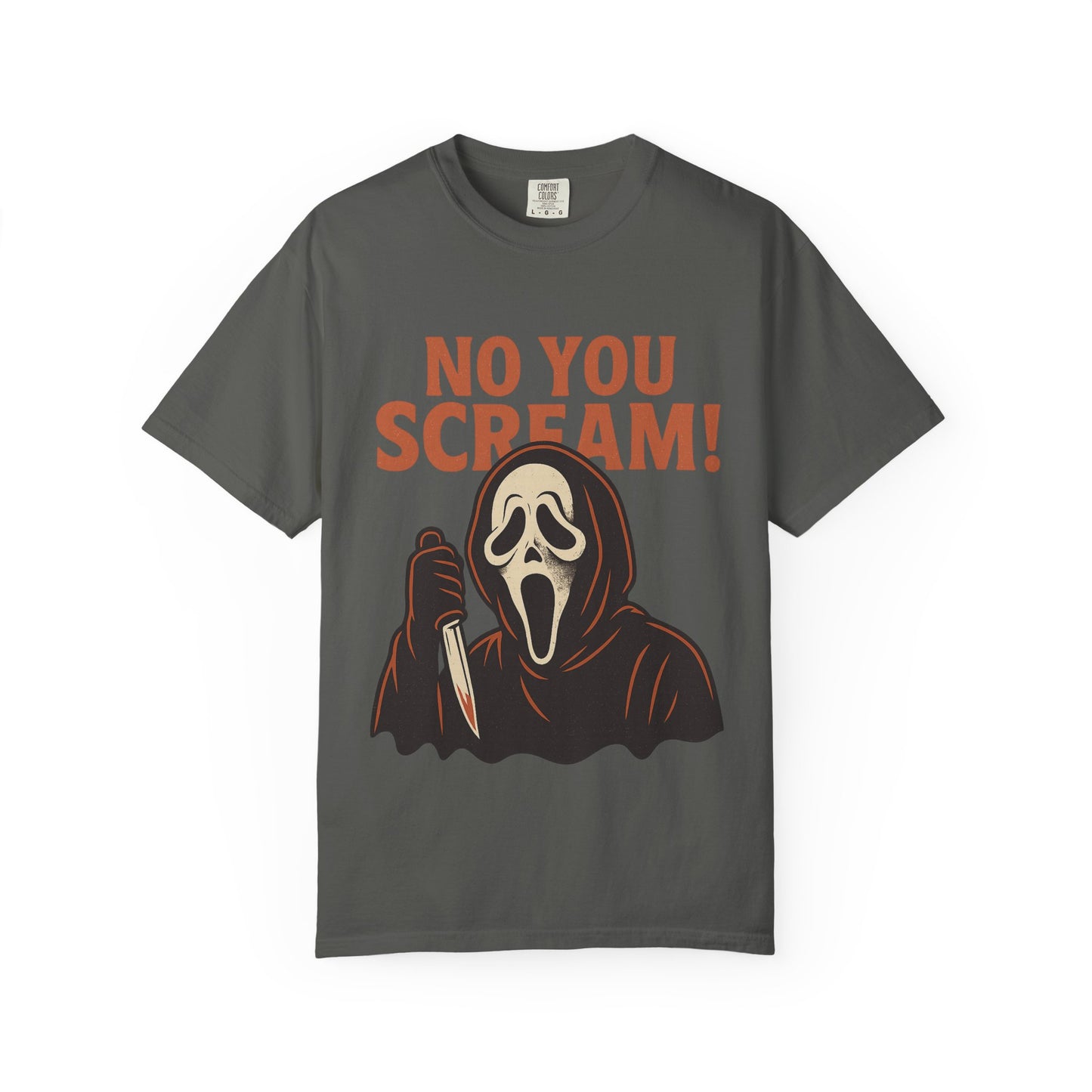 Unisex Horror-Themed T-shirt | Fun Scream Design for Halloween, Costume Parties, Movie Nights, Gift for Horror Fans