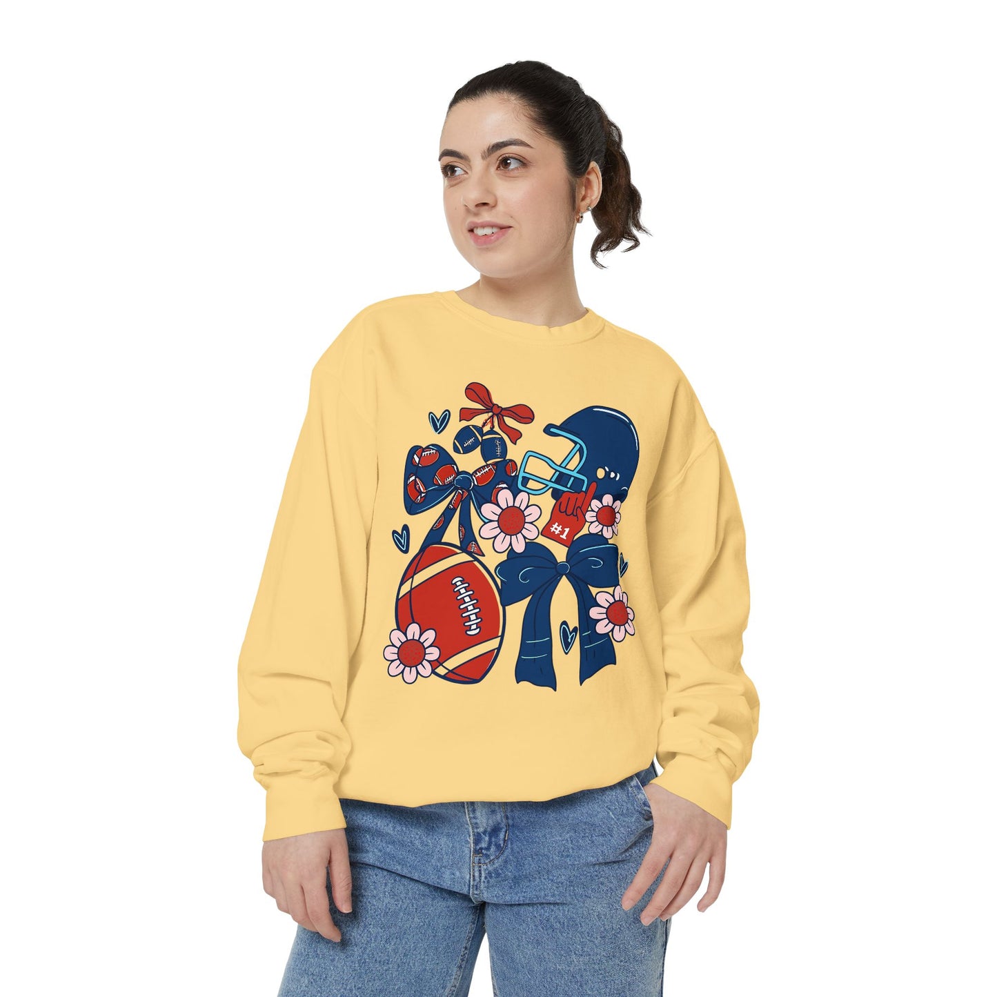 Football Game Day Unisex Sweatshirt - Comfort Colors