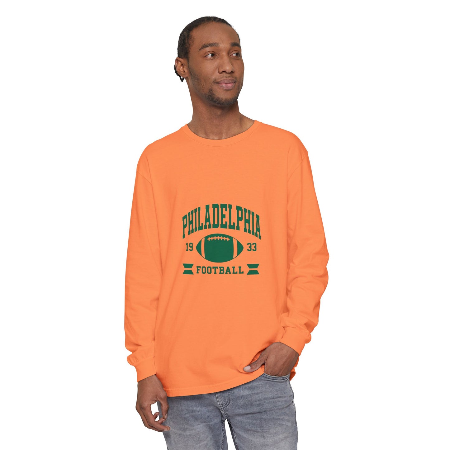 Vintage Philadelphia Football Long Sleeve T-Shirt