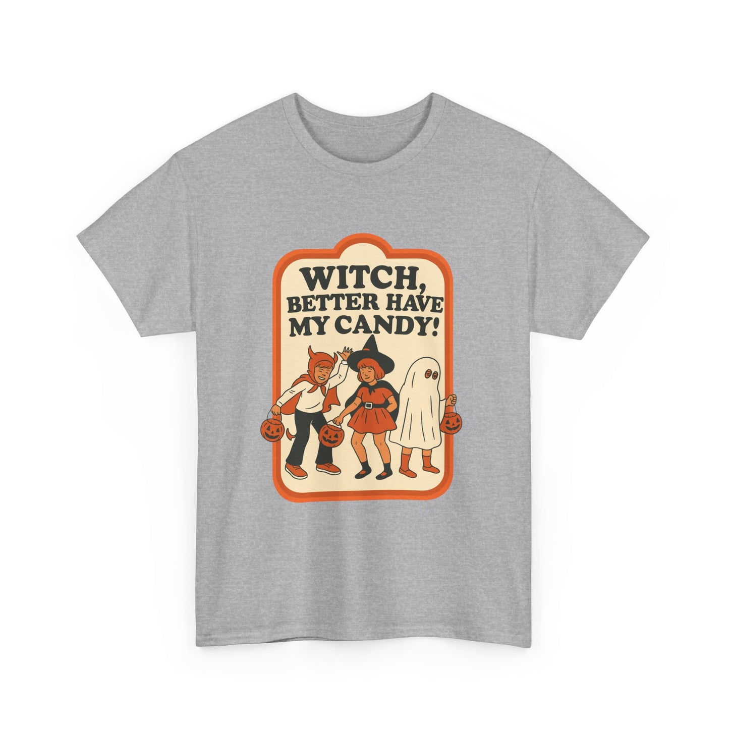 Halloween Witch Candy Tee - Unisex Cotton Shirt
