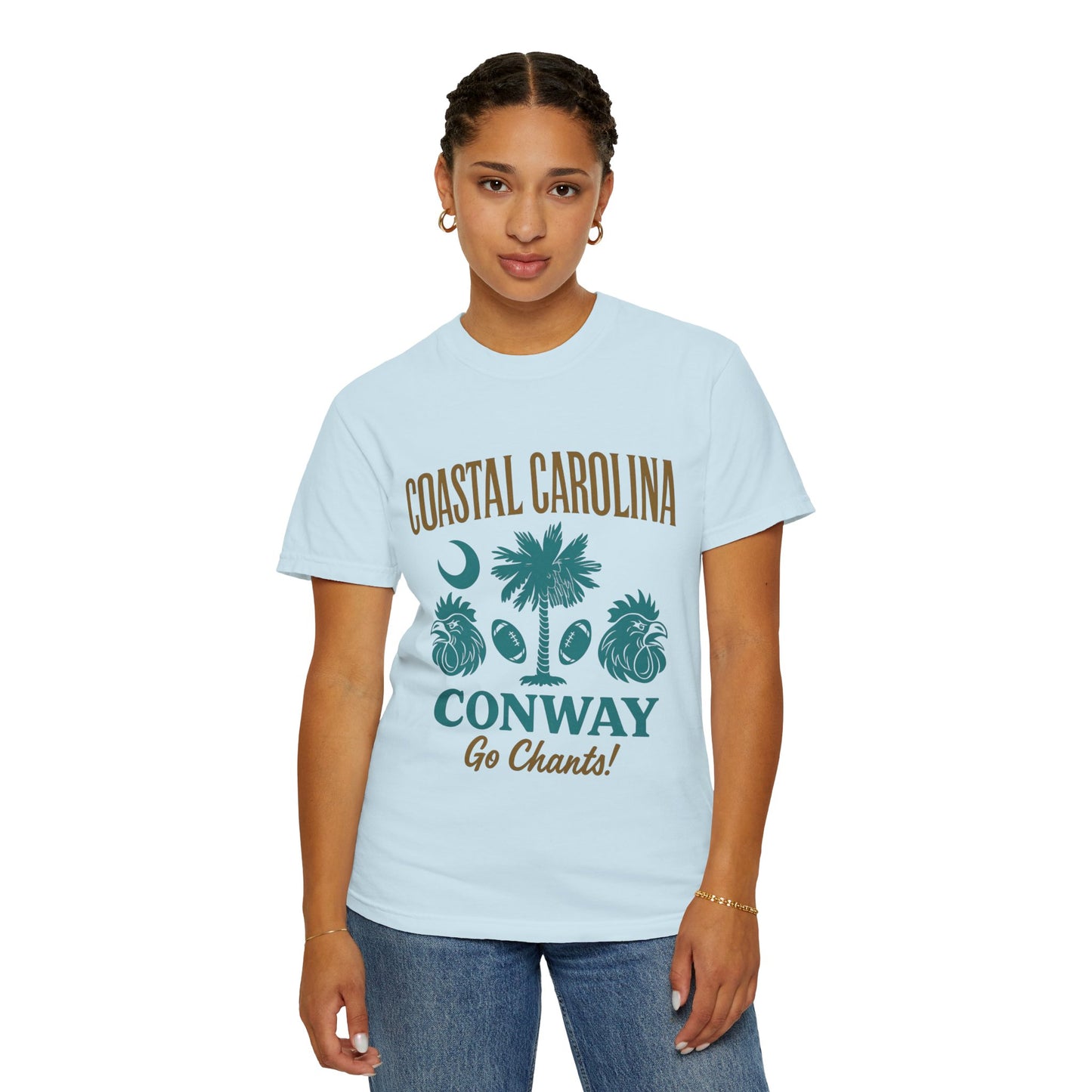 Go Chants T-Shirt, Unisex Garment-Dyed Tee, Beachwear, College Apparel, Summer Vibes
