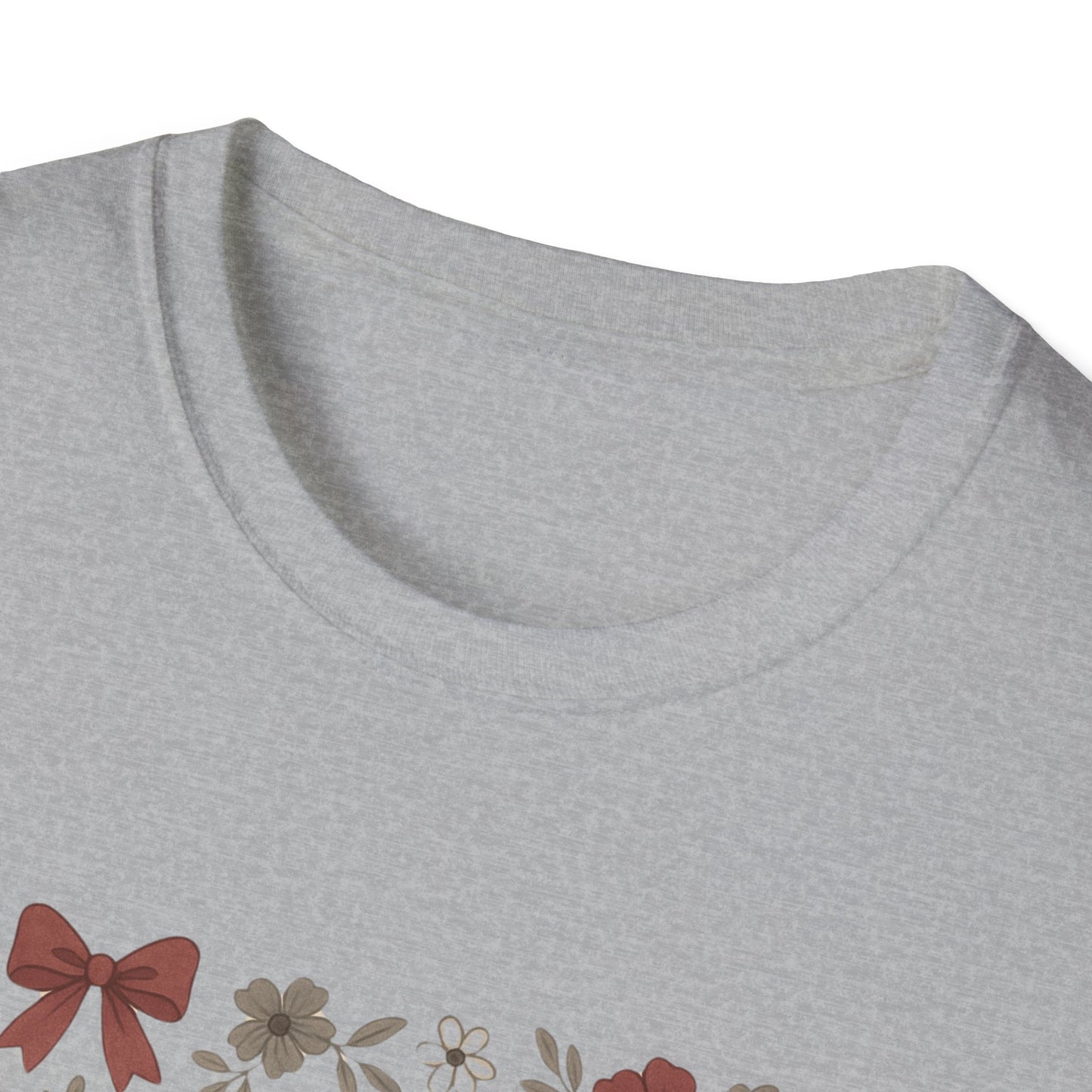 Texas Floral Unisex Softstyle T-Shirt, Vintage Texas Tee, Texas Pride Shirt, Casual Wear, Gift for Texas Lovers, Holiday T-Shirt