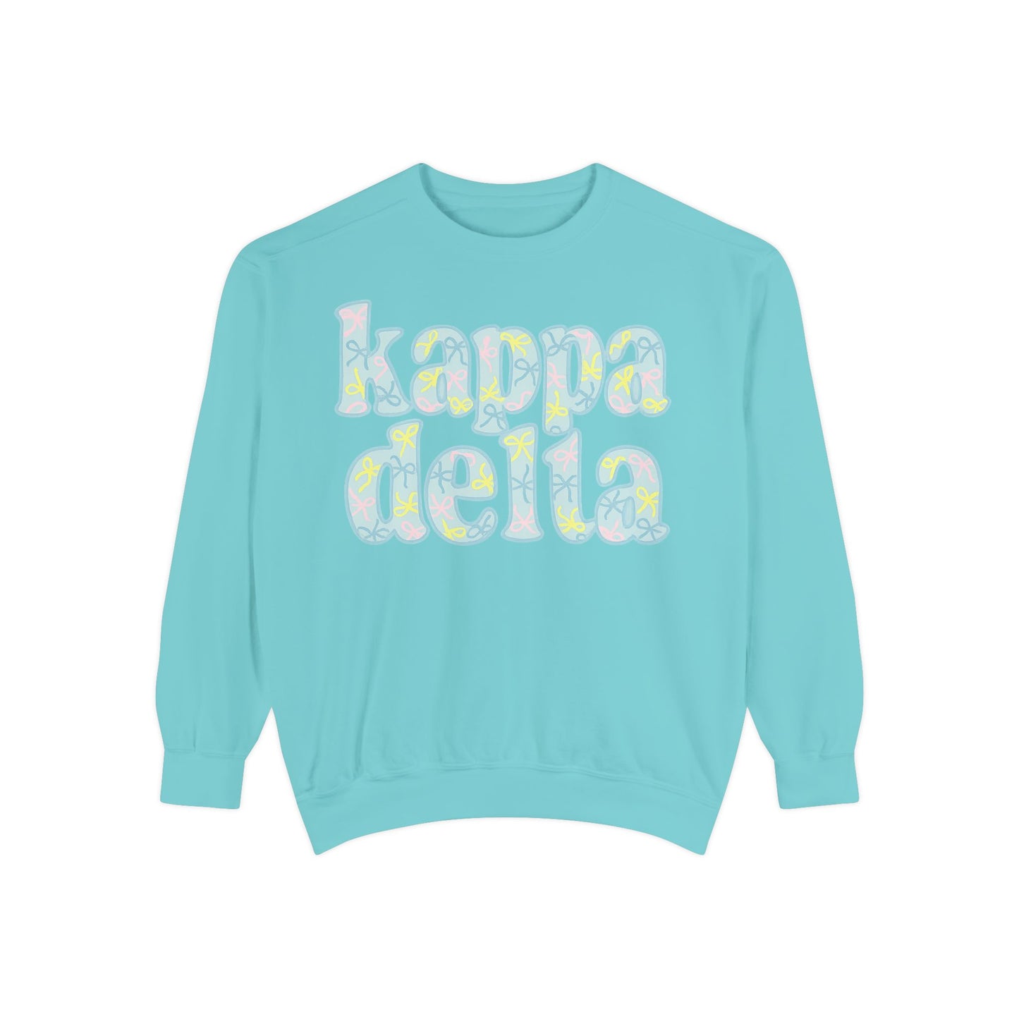 Sorority Sisters Cozy Sweatshirt - KaDelta Unisex Garment-Dyed