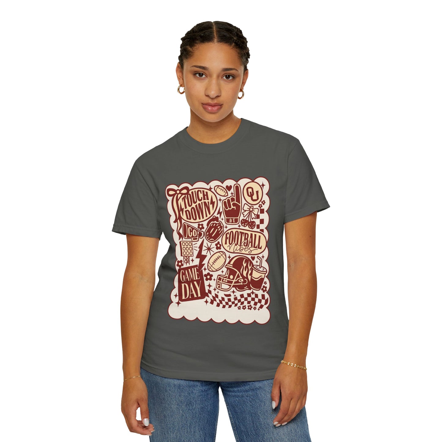 Touchdown Game Day Unisex T-shirt - Football Lover Tee, OkU Celebration