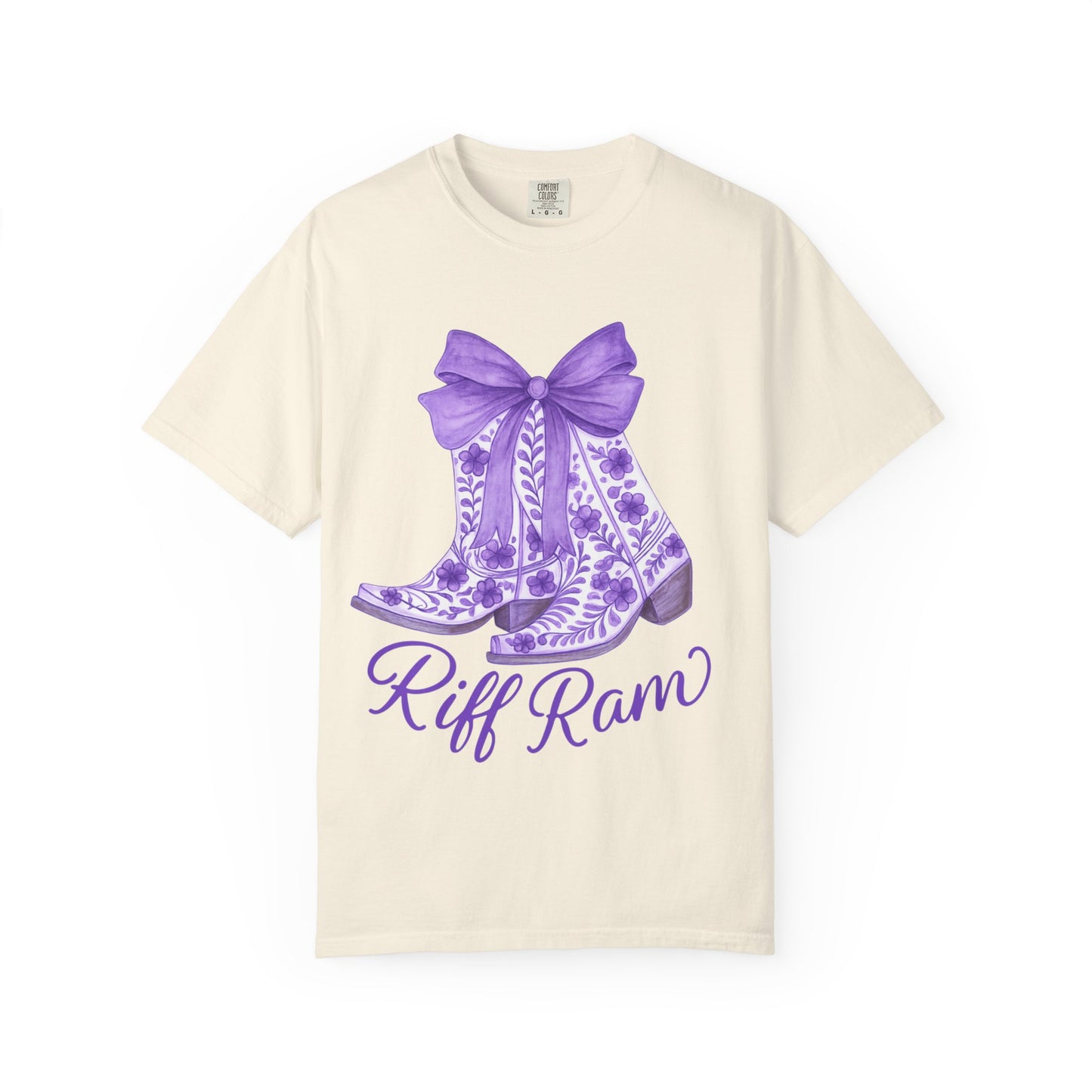 Purple Cowboy Boots T-Shirt | Western Style Tee, Festival Wear, Country Music Shirt, Gift for Horse Lovers, Casual Chic
