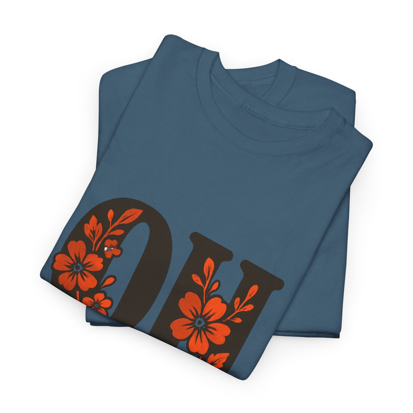 OH Go Browns Floral Unisex Tee, Fan Apparel, Game Day Shirt, Casual Wear, Gift for Sports Lovers