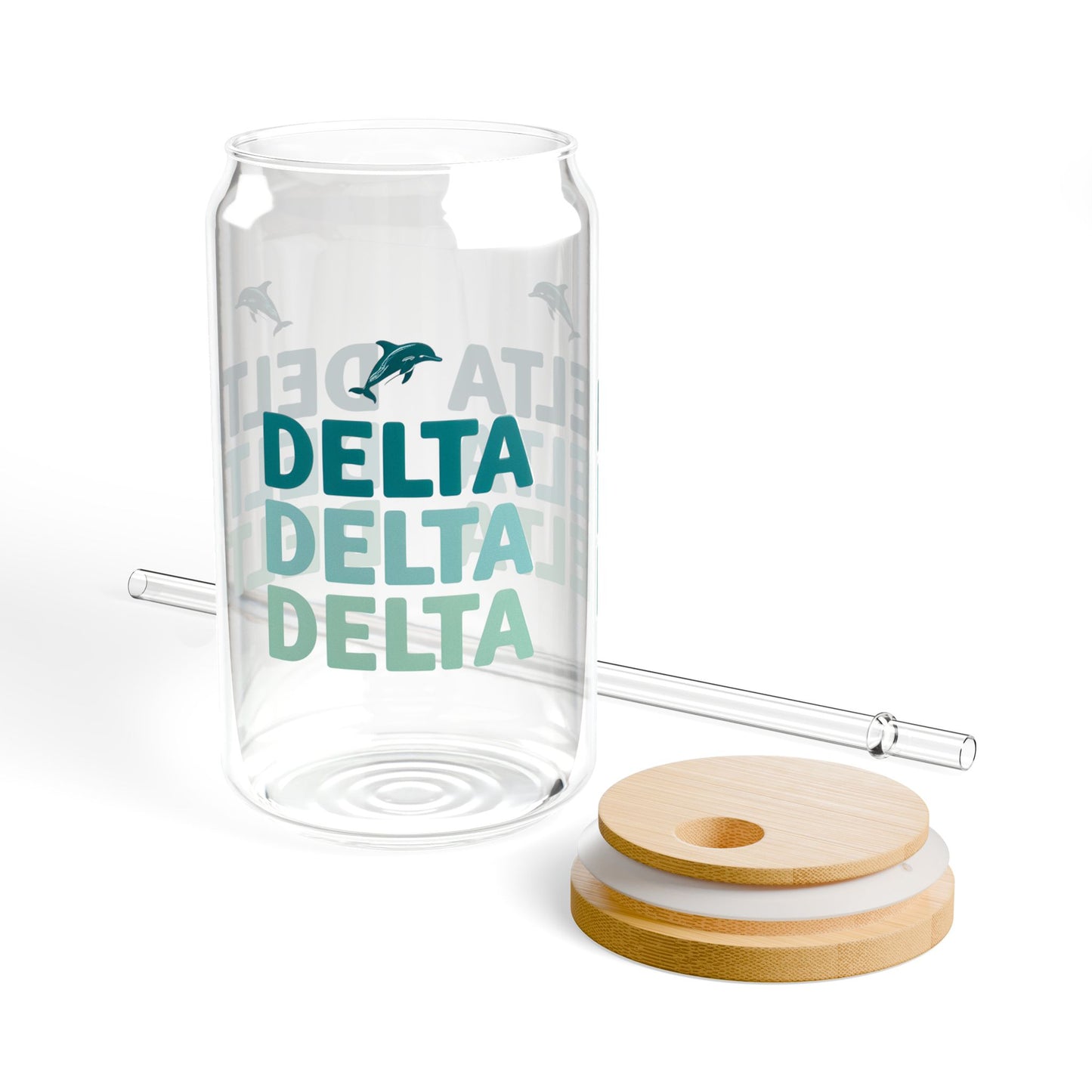 DDD Themed Sipper Glass, 16oz | Perfect for College Students, Fraternity Events, Summer Parties, Eco-friendly Drinking, Gifts
