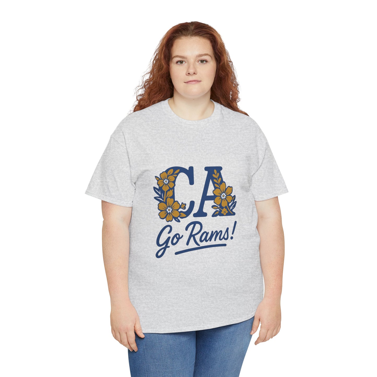 CA Rams Floral Tee