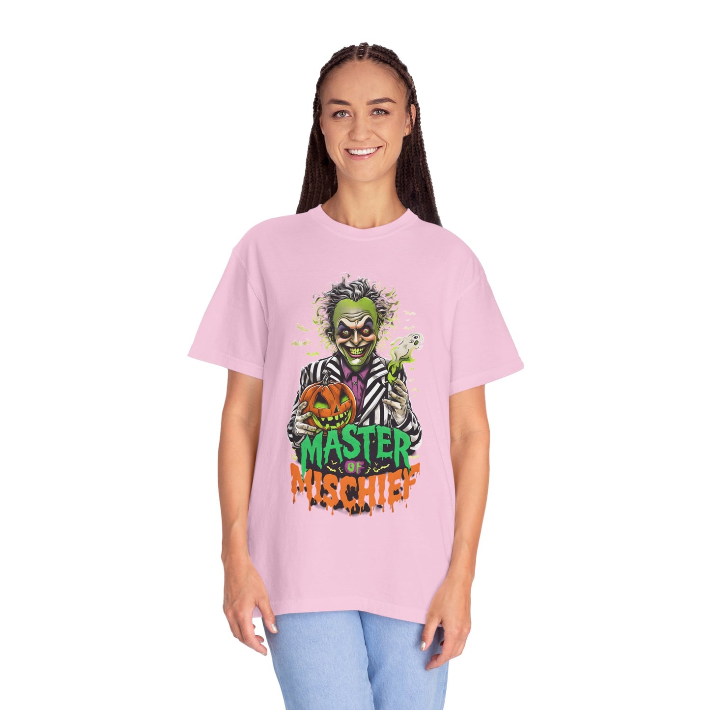 Master of Mischief Unisex T-Shirt, Halloween Party Shirt, Costume Tee, Spooky Gift, Fall Apparel, Graphic Tee