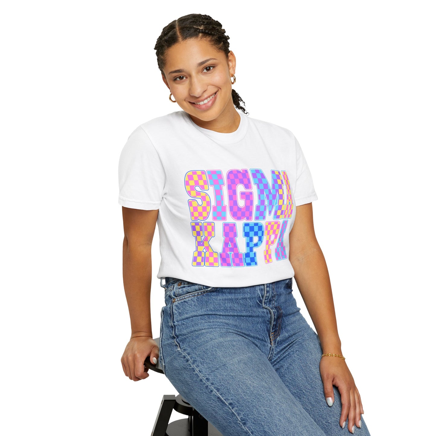 Colorful SigmaKappa T-Shirt - Unisex Garment-Dyed