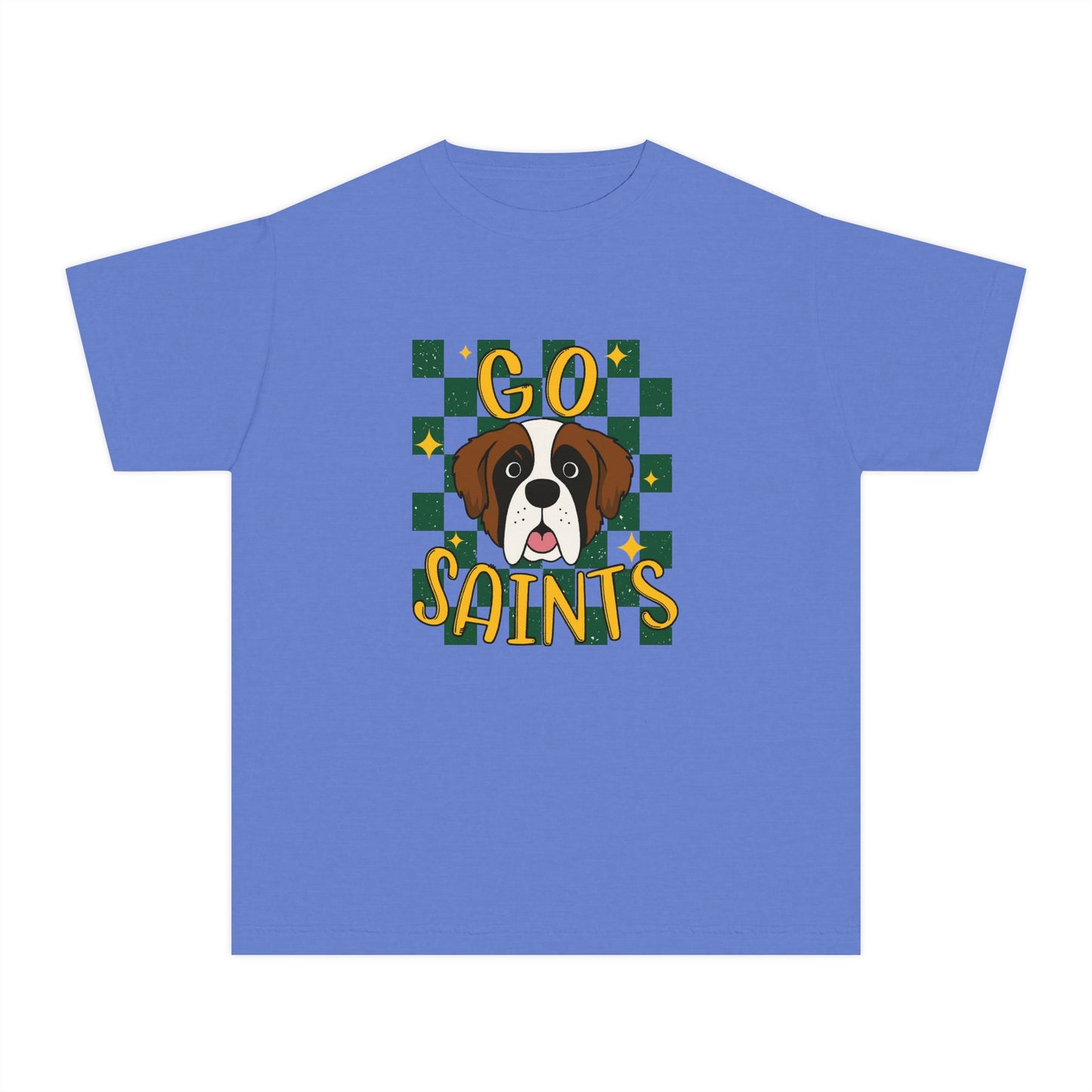 Saints Youth Tee - Perfect for Game Day, Dog Lovers, Team Spirit, Sporty Outfit, Gift for Kids