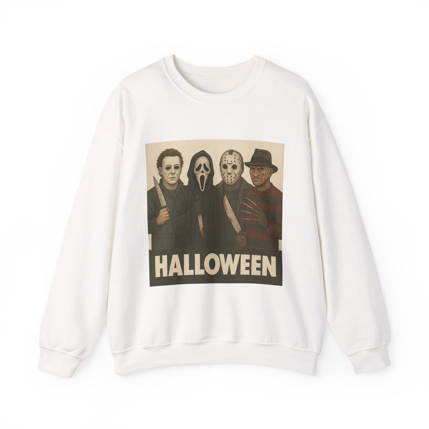Spooky Movie Crewneck Sweatshirt - Halloween Horror Apparel