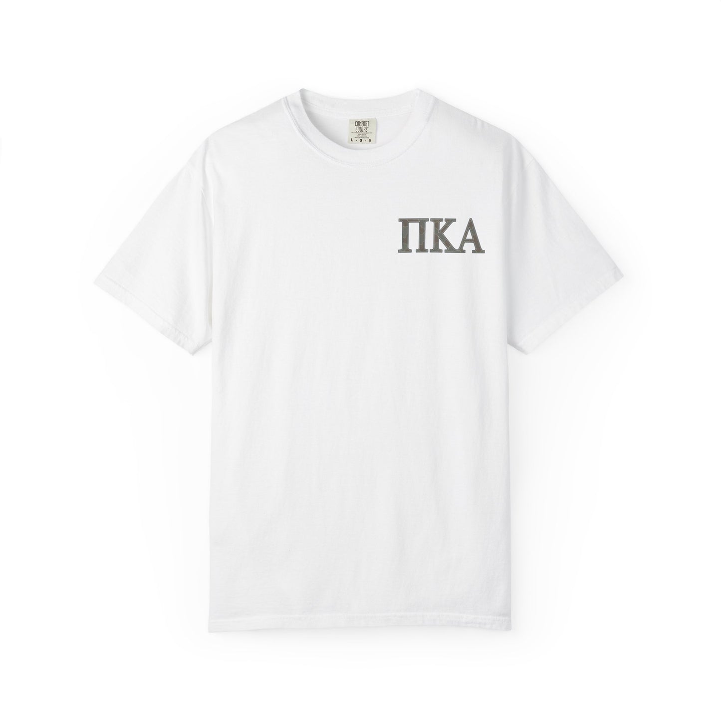 PiKappaAlpha Camouflage T-Shirt | Unisex Garment-Dyed Tee | Casual Wear, Greek Life Apparel, College Gifts, Brotherhood Shirt, Event [...]
