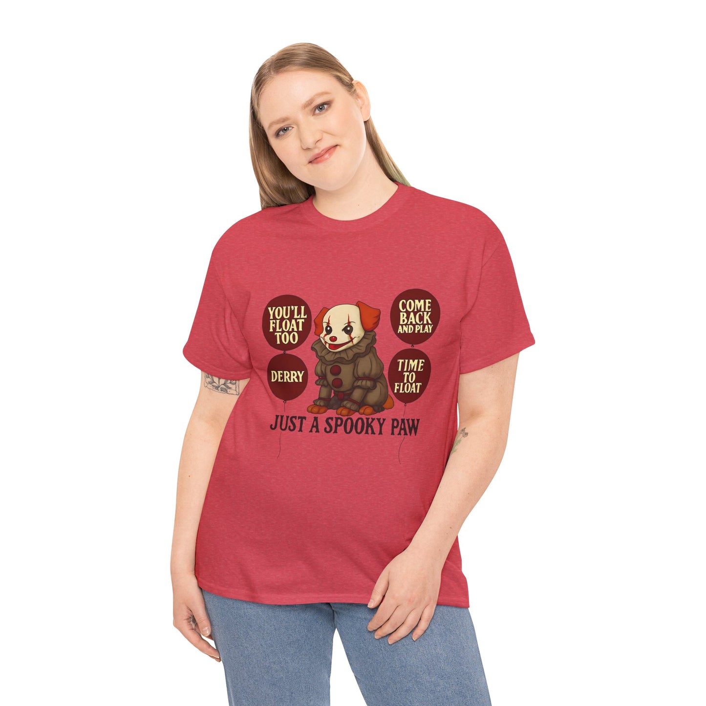 Spooky Dog Tee Clown Pup Pennywise