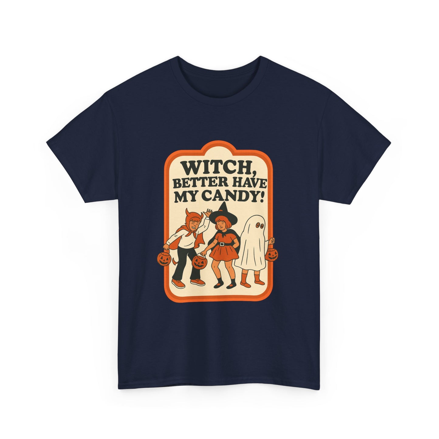 Halloween Witch Candy Tee - Unisex Cotton Shirt