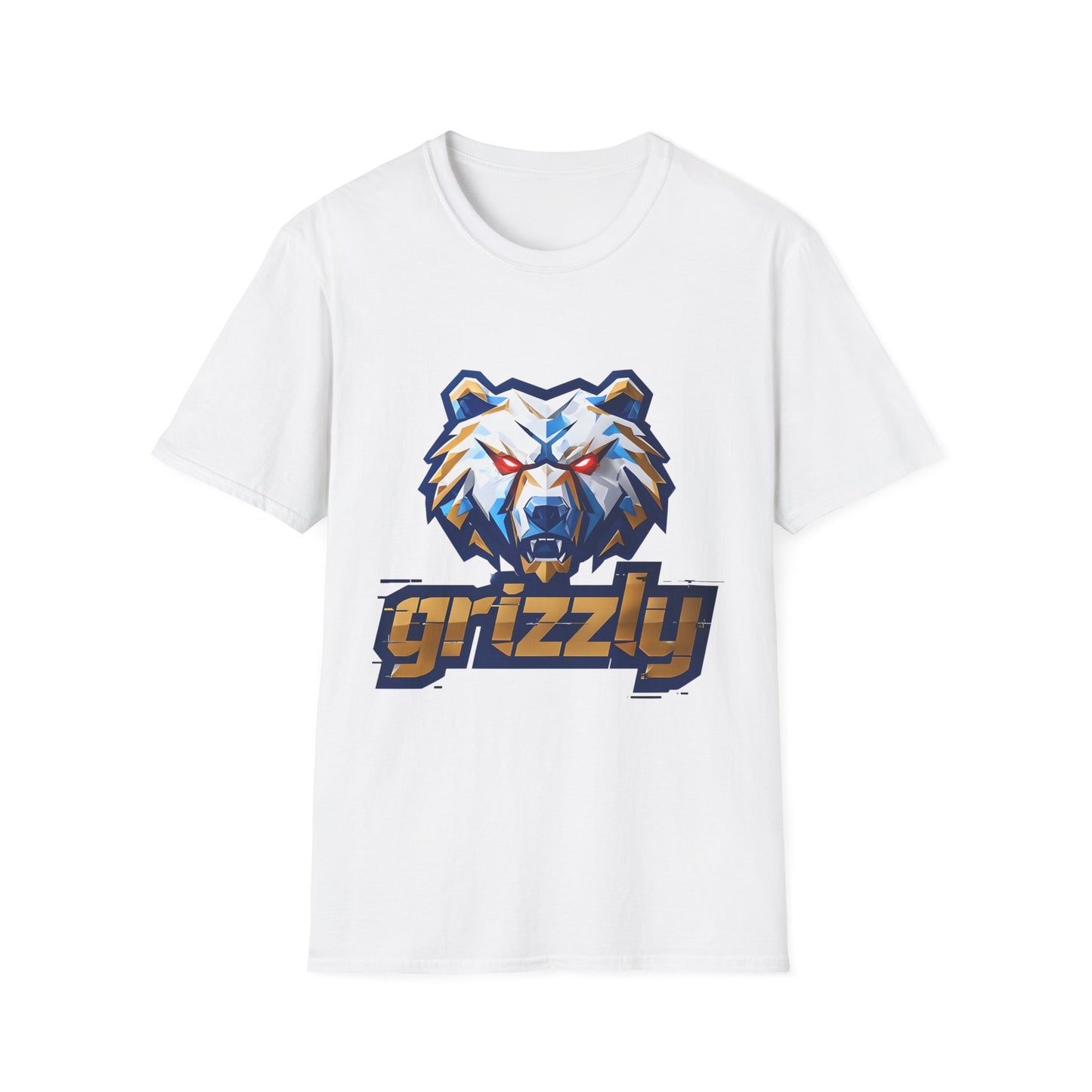 Grizzly Memphis Bear Graphic Tee, Unisex Softstyle T-Shirt, Memphis Basketball Fan, Memphis Grizz, 901, Go Grizz