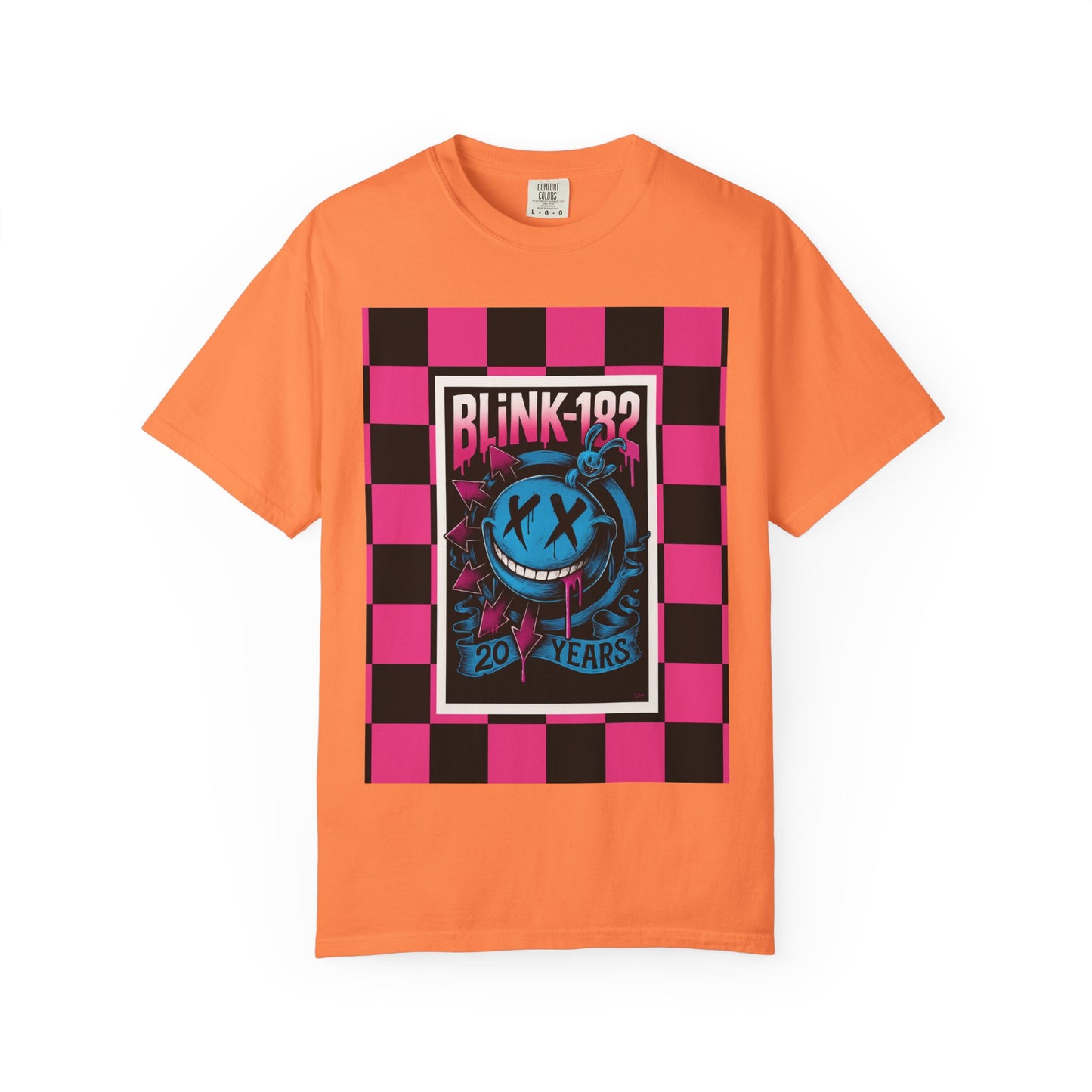 Blink-182 20 Years Unisex T-shirt, Music Tee, Vintage Graphic Shirt, Band Merch, Festival Wear, Concert Outfit