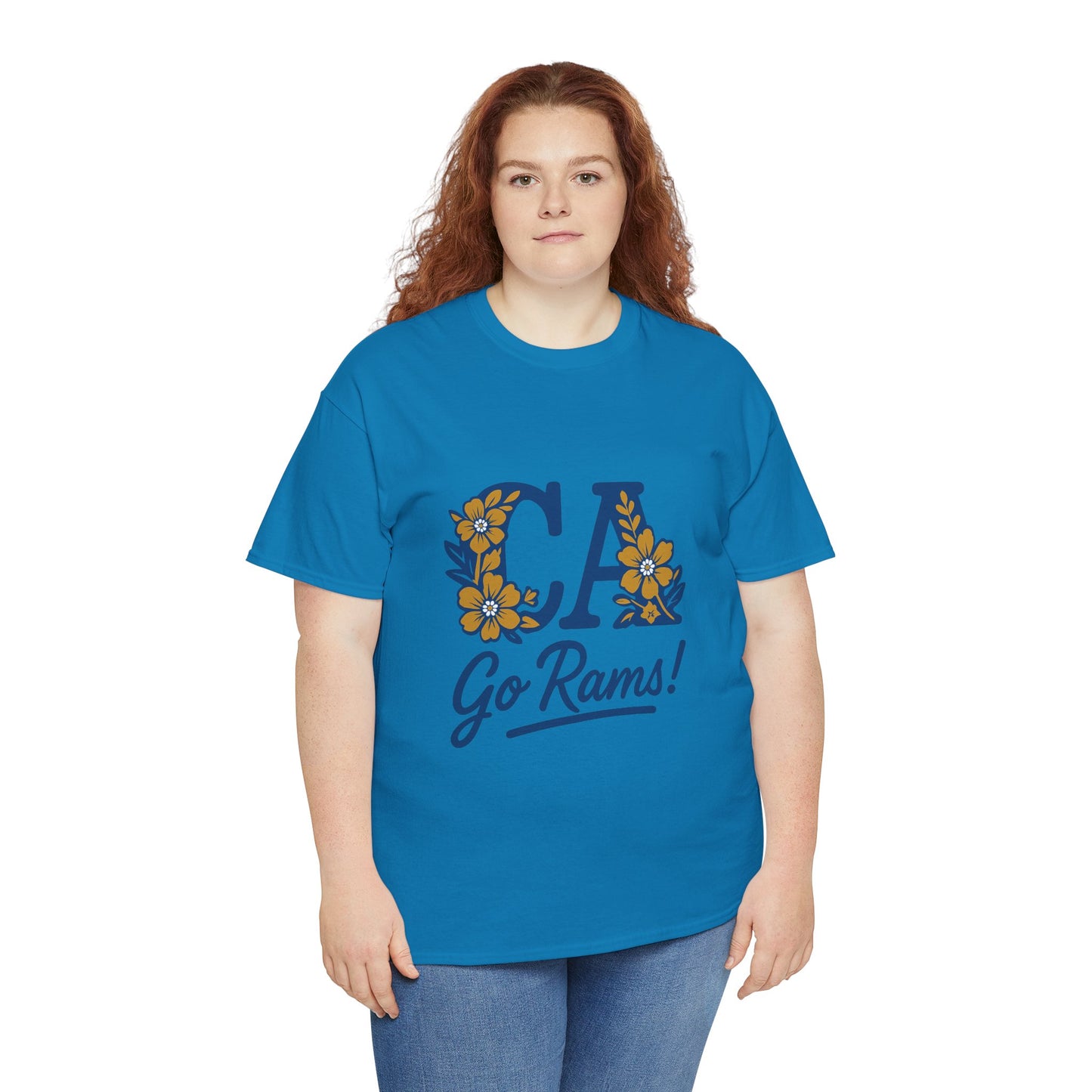 CA Rams Floral Tee