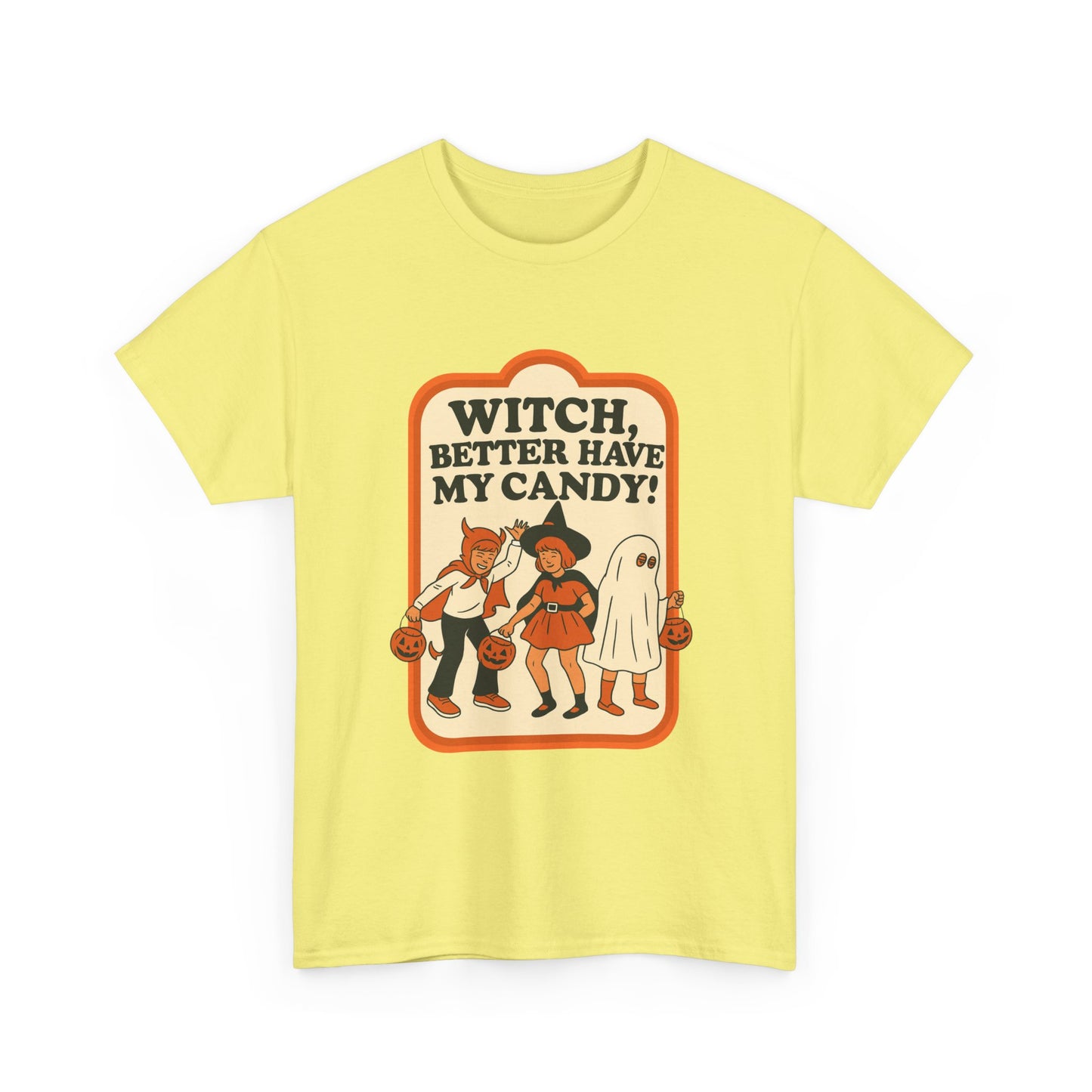 Halloween Witch Candy Tee - Unisex Cotton Shirt