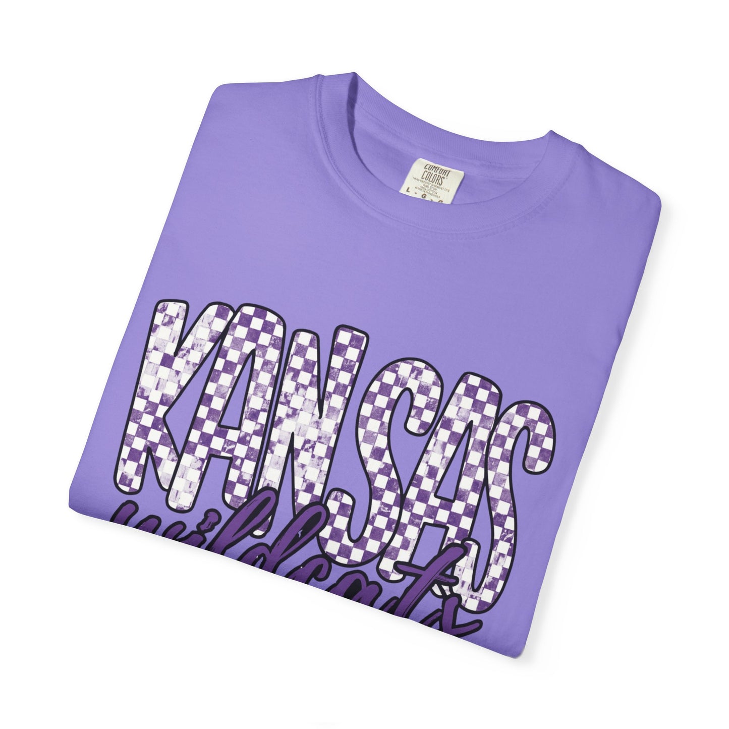 Kansas Wildcats Garment-Dyed T-Shirt | Unisex College Apparel