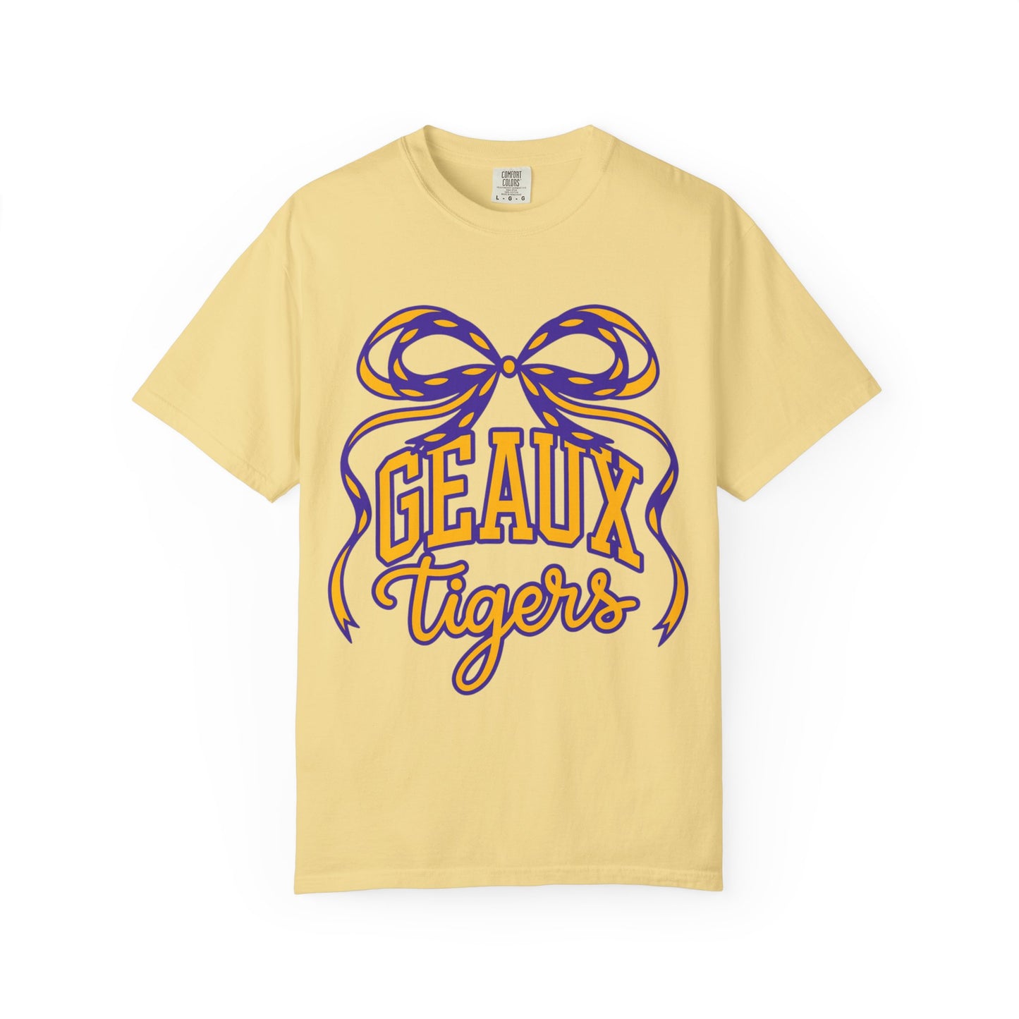 Géaux Tigers Garment-Dyed T-Shirt, Unisex Tee, LSU Spirit Wear, College Apparel, Game Day Outfit, Casual Style