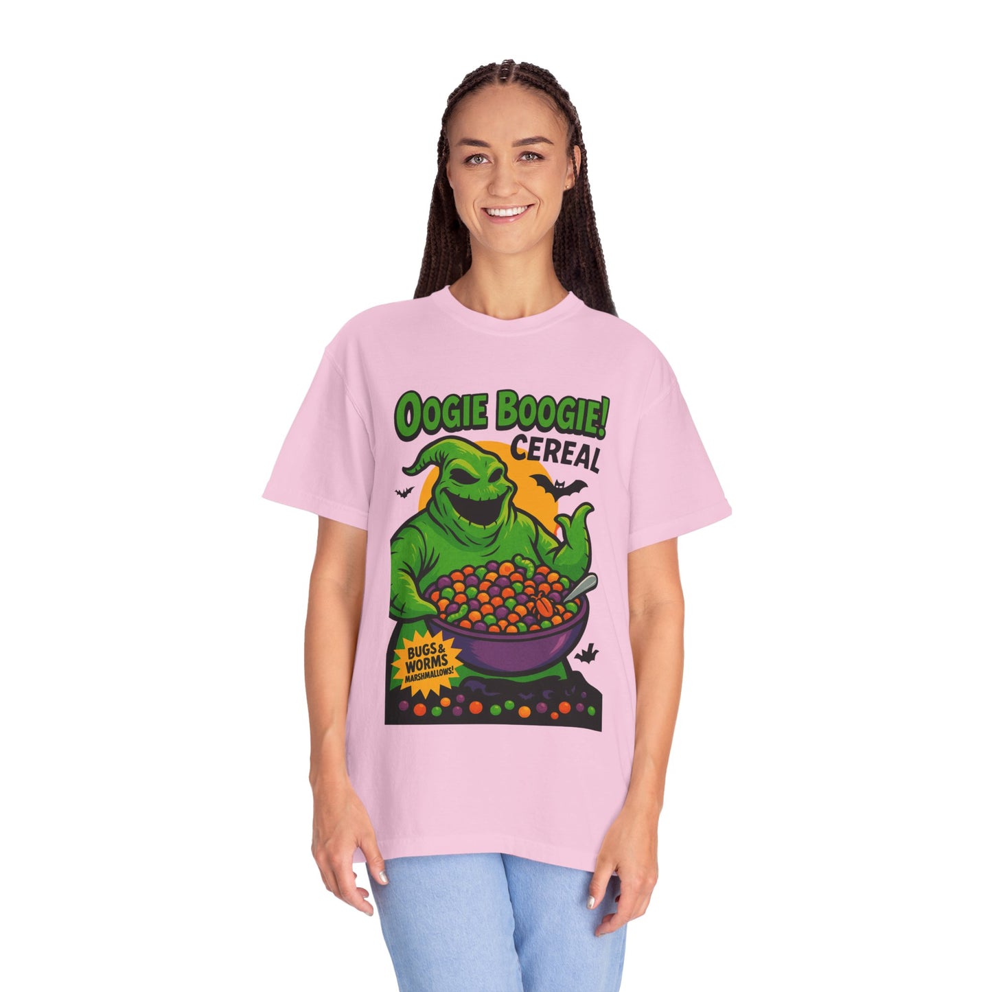 Oogie Boogie Cereal Unisex T-Shirt, Halloween Tee, Cartoon Apparel, Gifts for Fans, Unique Graphic Shirt, Spooky Style