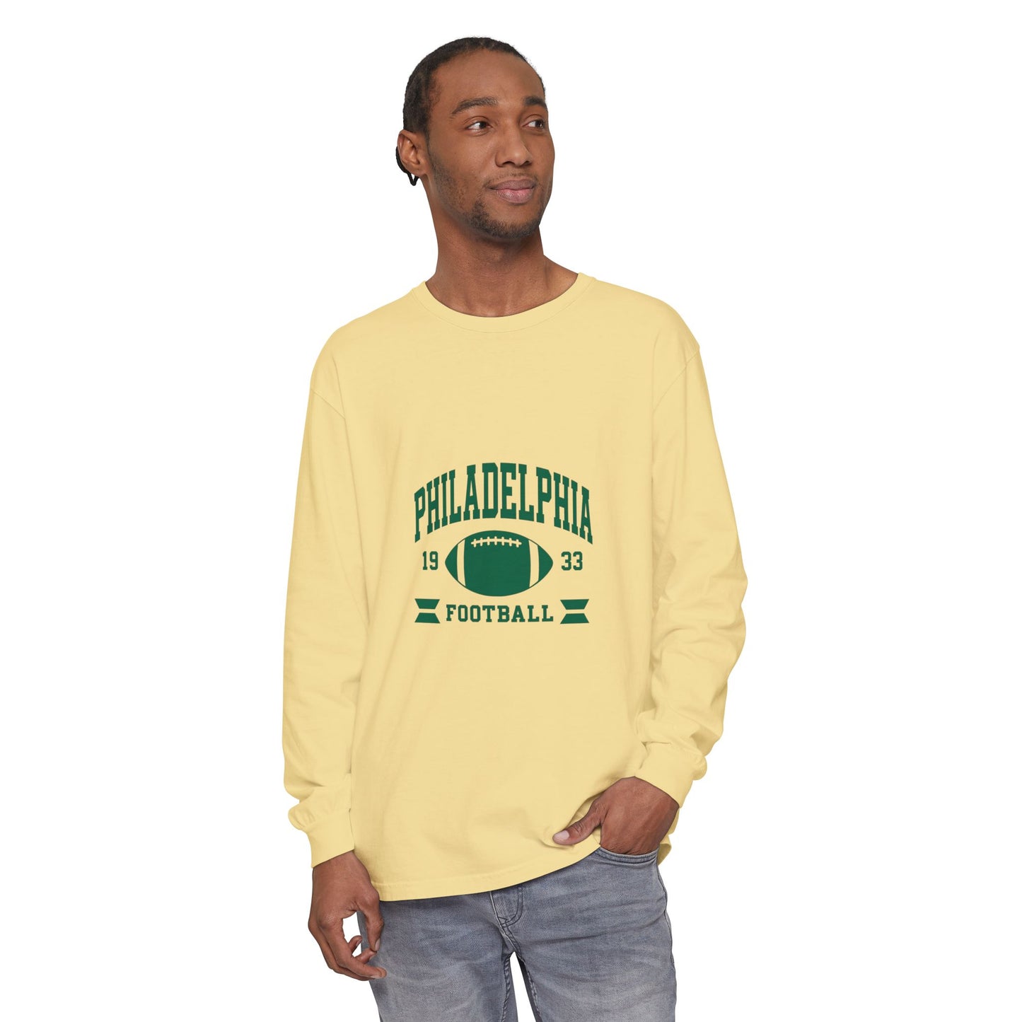 Vintage Philadelphia Football Long Sleeve T-Shirt