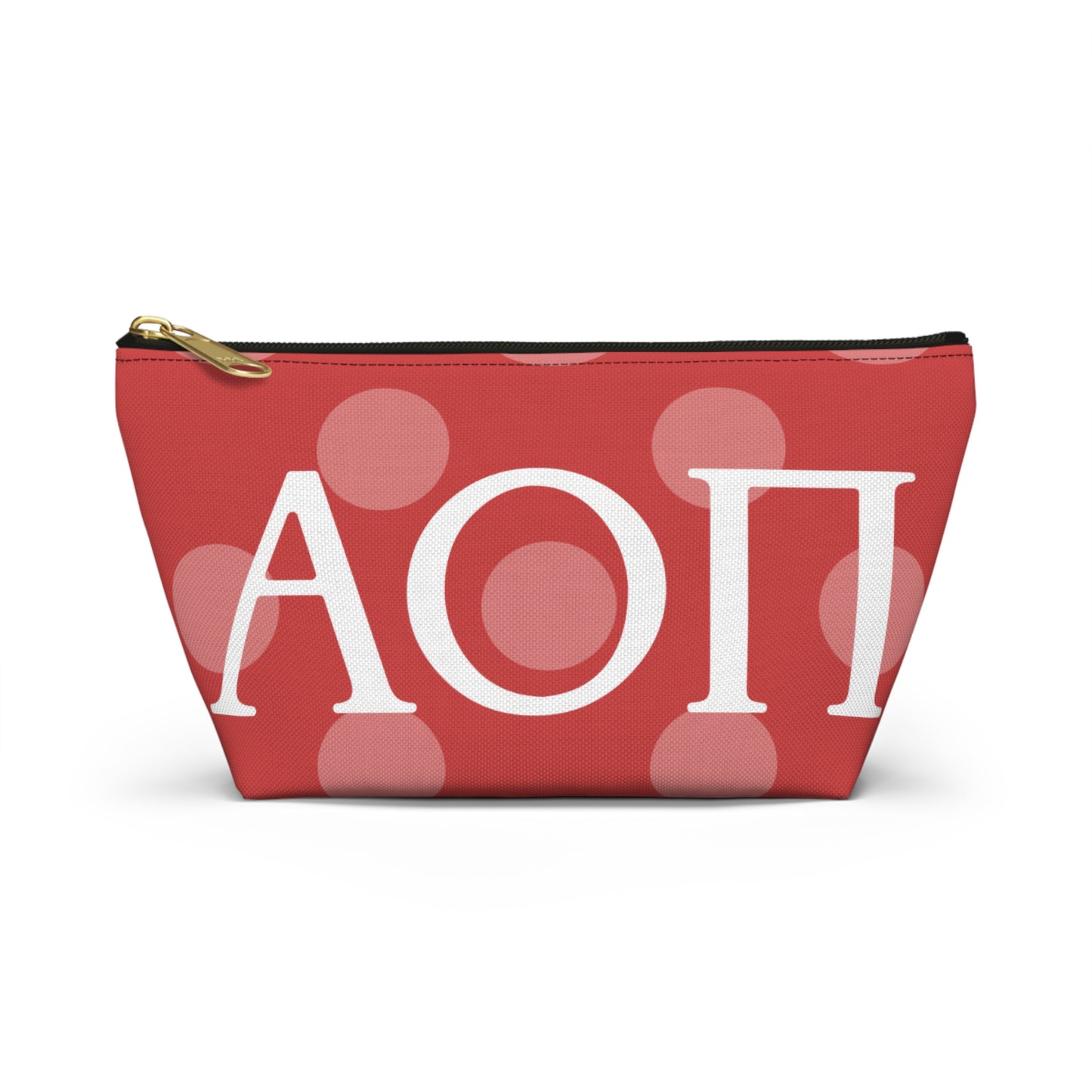 AOPI Chic Accessory Pouch, Personalized Makeup Bag, Fun Pencil Case, Stylish Travel Organizer, Unique Gift Idea, Sorority or College Essentials