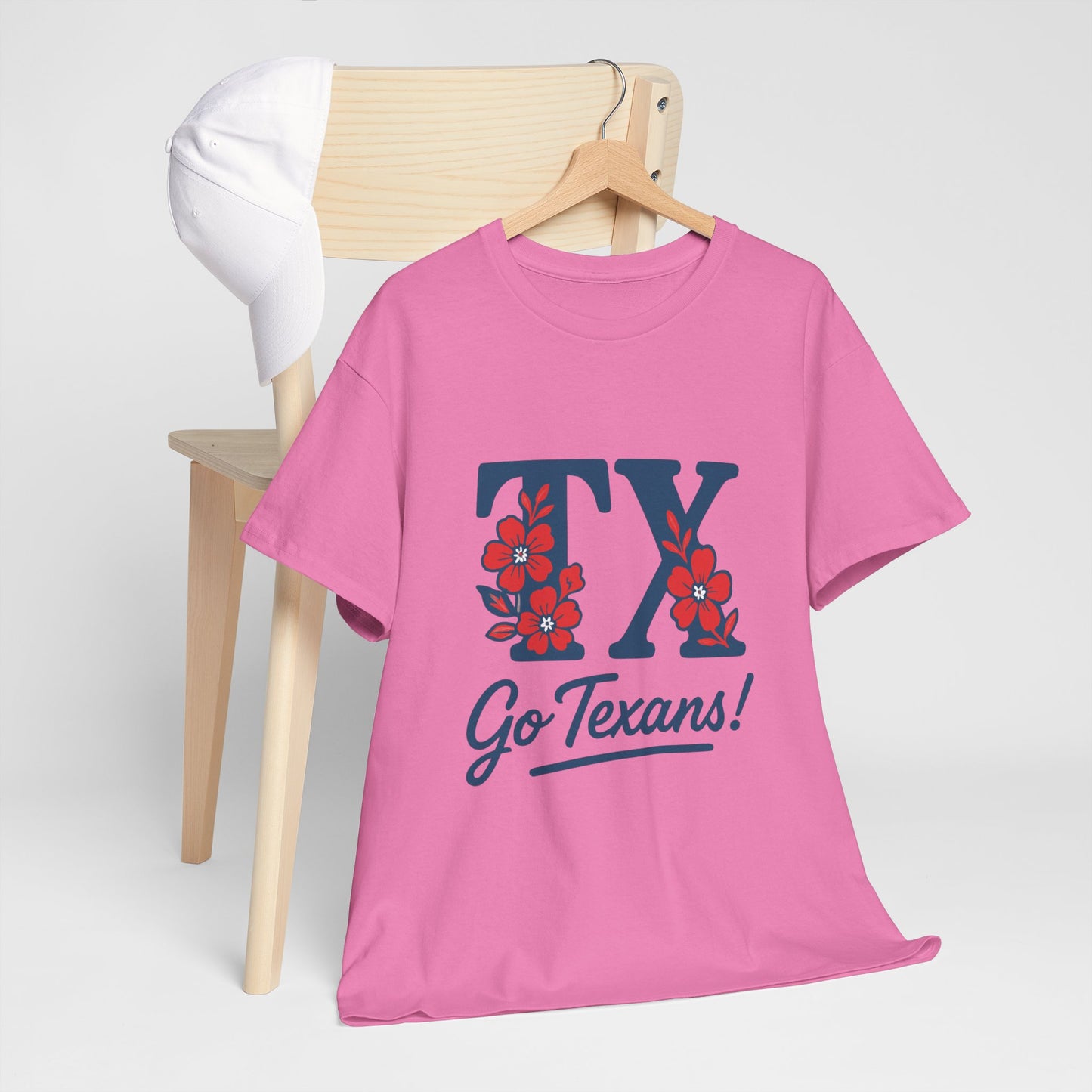 Texas Pride Unisex Cotton Tee | Go Texans! T-Shirt, Casual Wear, Game Day Shirt, Gift for Fans, Spring/Summer Style