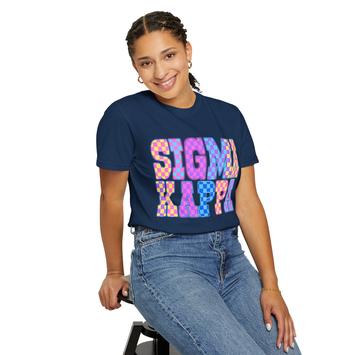 Colorful SigmaKappa T-Shirt - Unisex Garment-Dyed