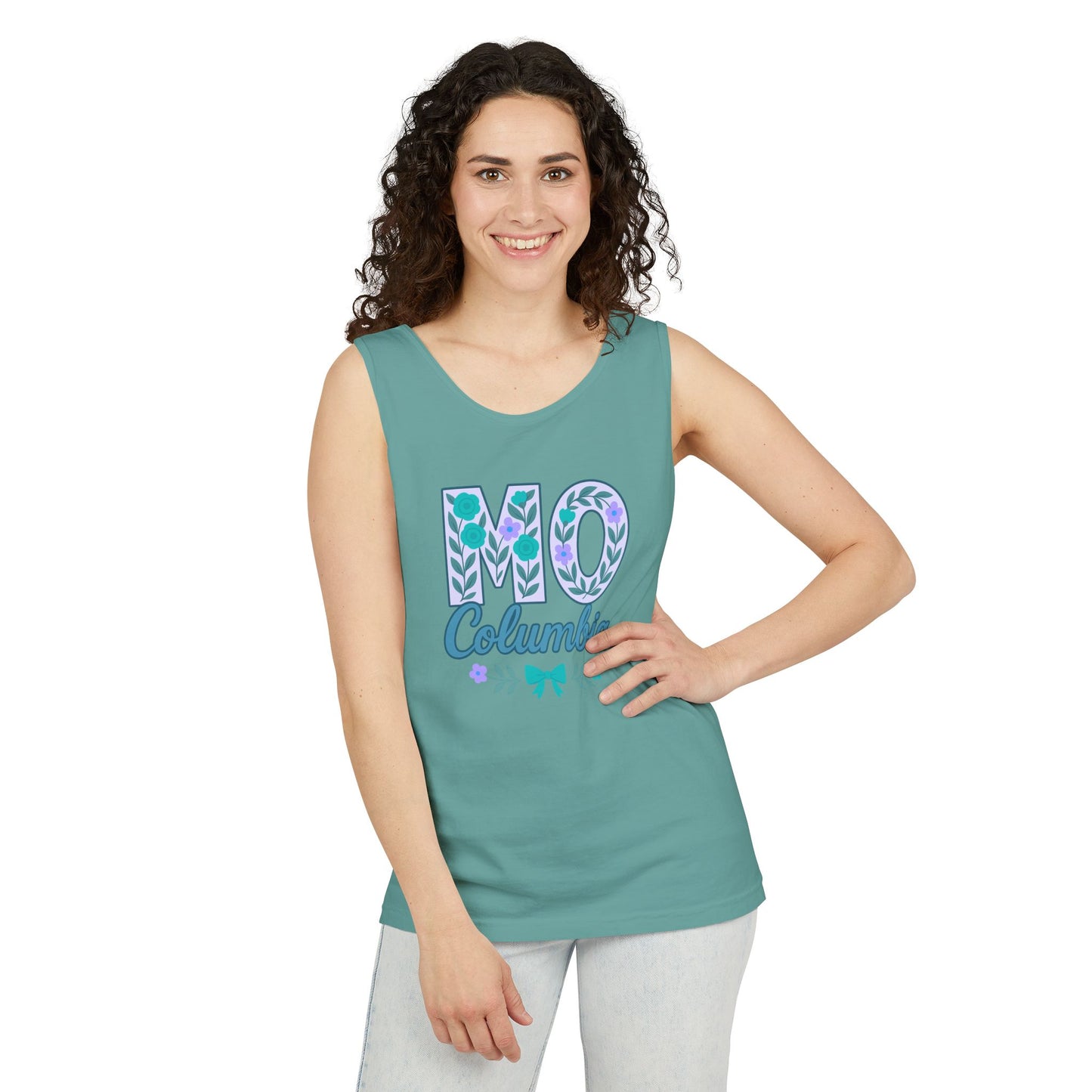 Missouri State Pride Tank Top, Unisex Summer Shirt, Columbia MO Graphic Tee, Comfort Colors, Graduation Gift