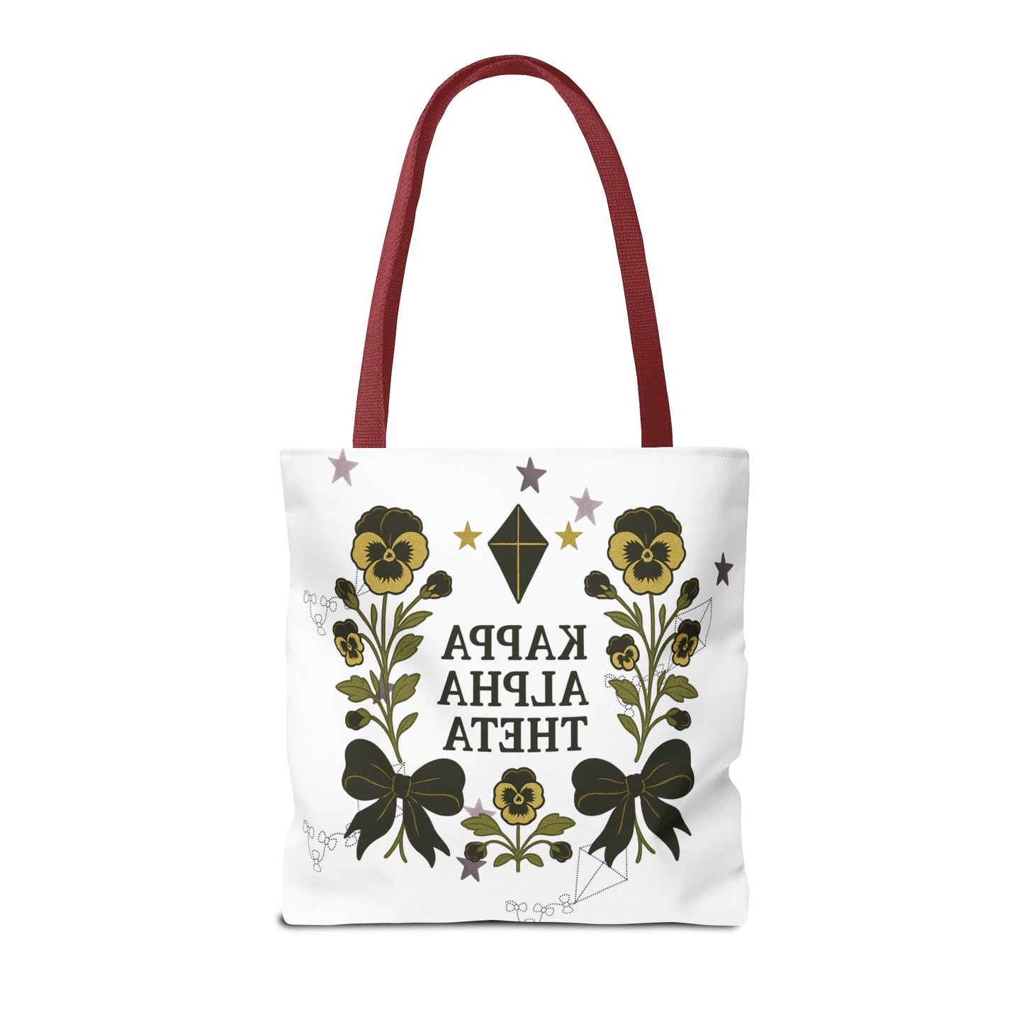 Floral Sorority Tote Bag | Kappa Alpha Theta, Eco-Friendly Bag, Gift for Sisters, College Accessory, Summer Outing Bag