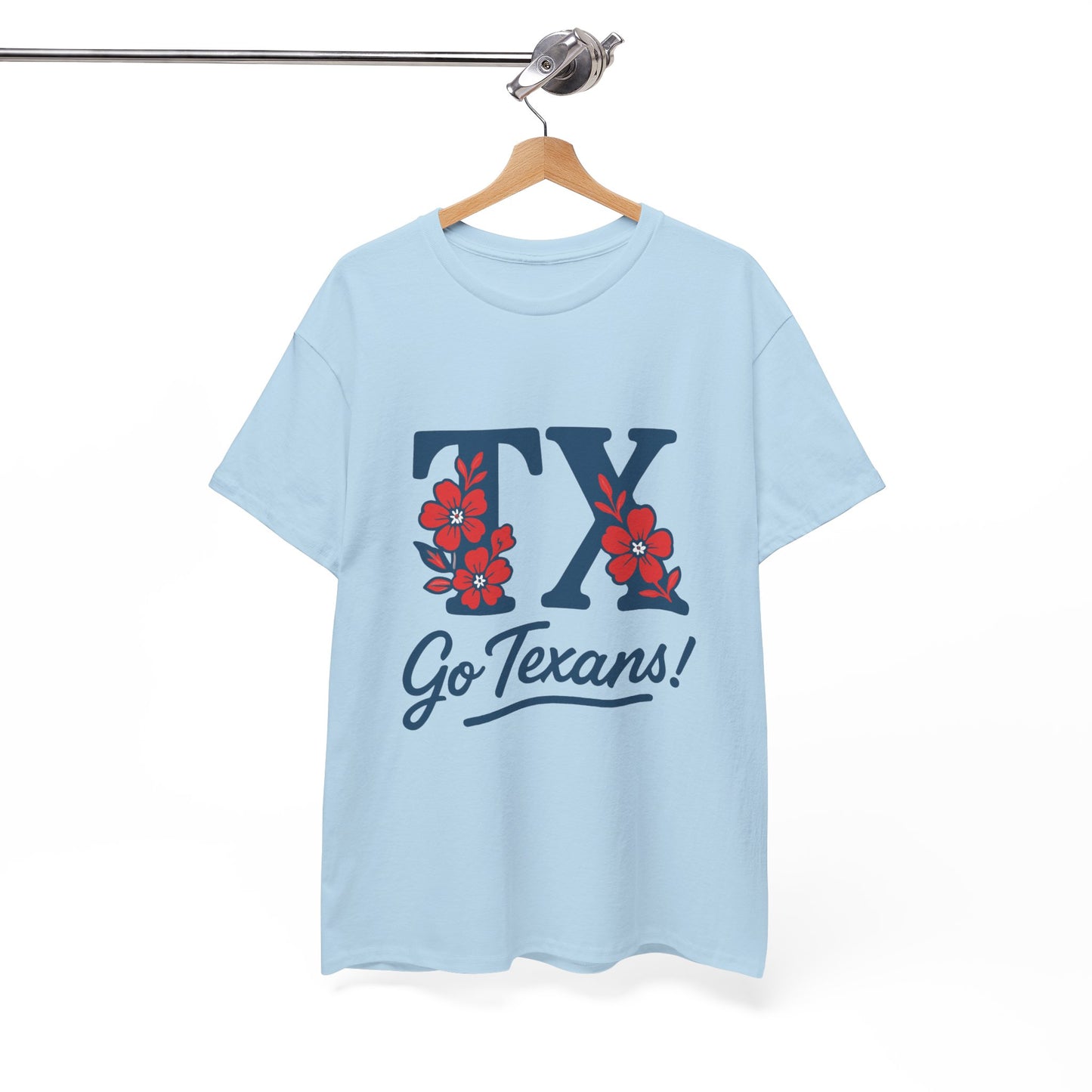 Texas Pride Unisex Cotton Tee | Go Texans! T-Shirt, Casual Wear, Game Day Shirt, Gift for Fans, Spring/Summer Style