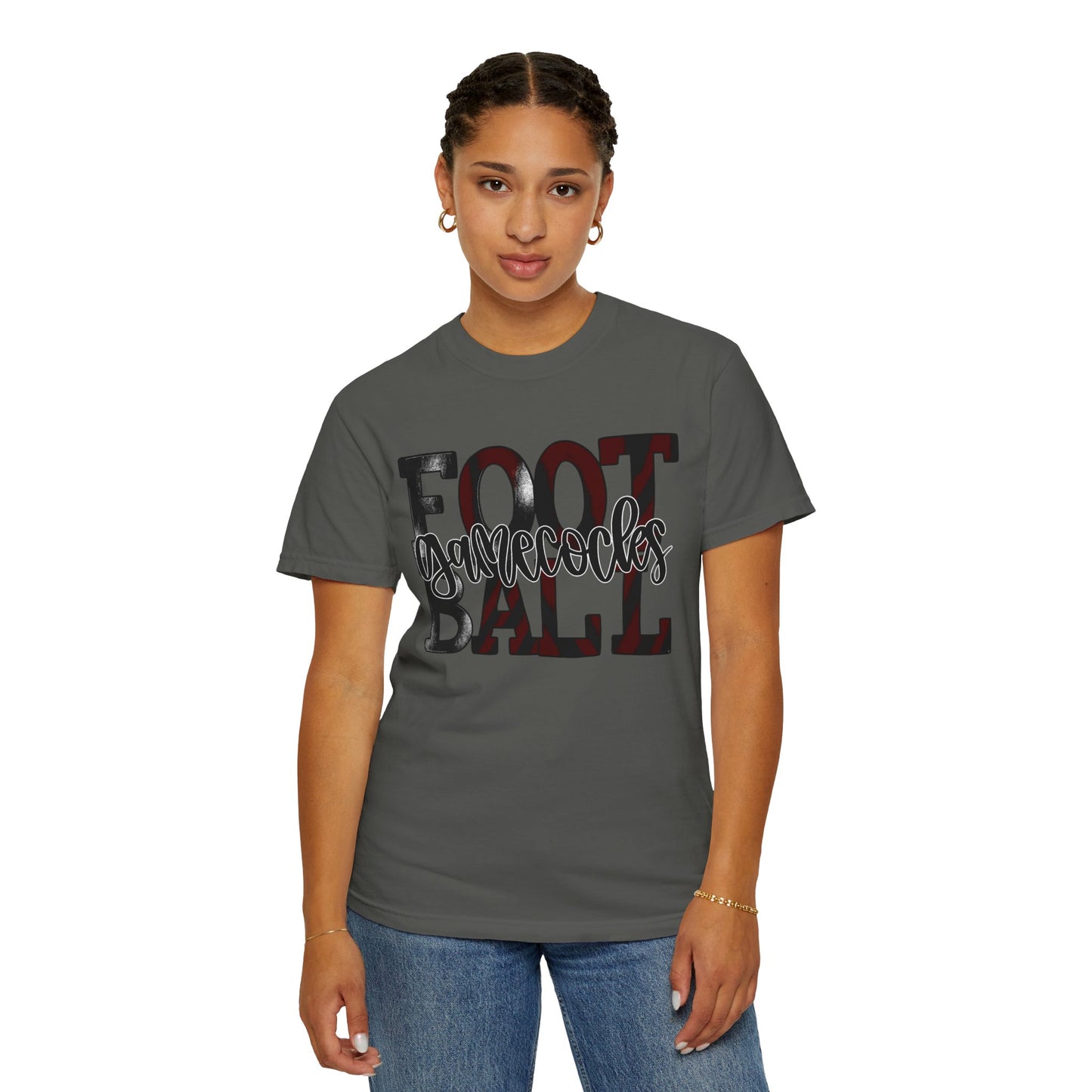 Game Day Football Tee - Unisex Garment-Dyed T-shirt for Fans