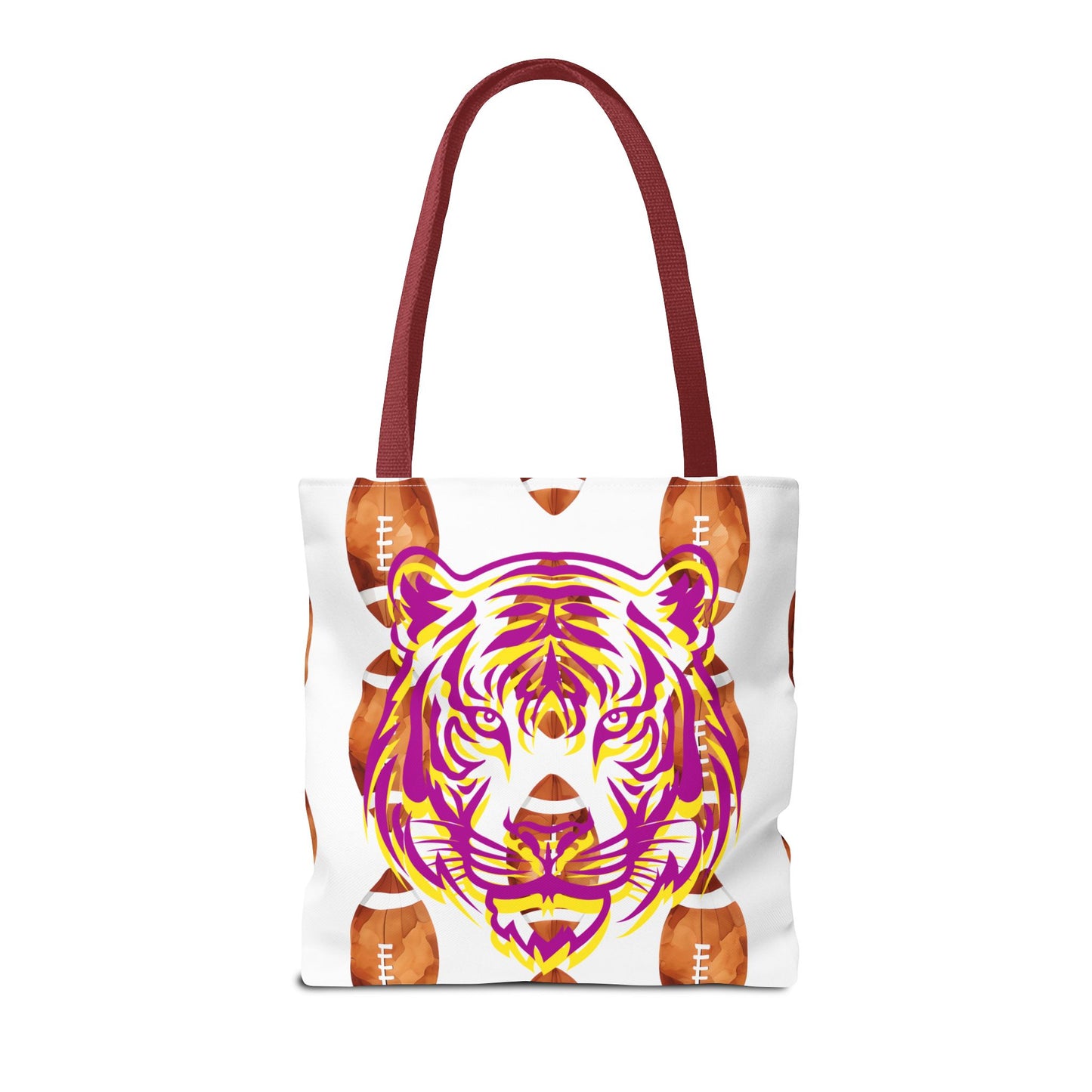 Vibrant Tiger Print Tote Bag - LSU Fans Gift