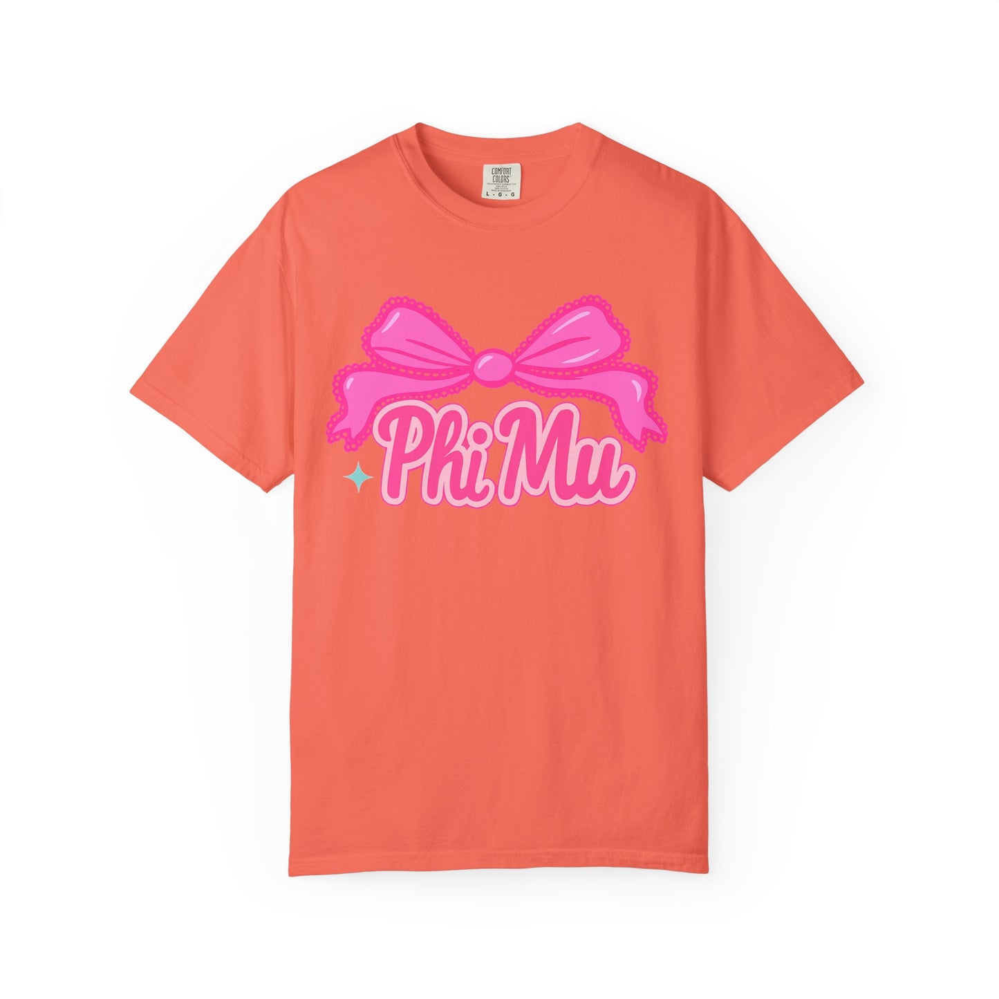 PhiMu Bow Pink Sorority T-Shirt