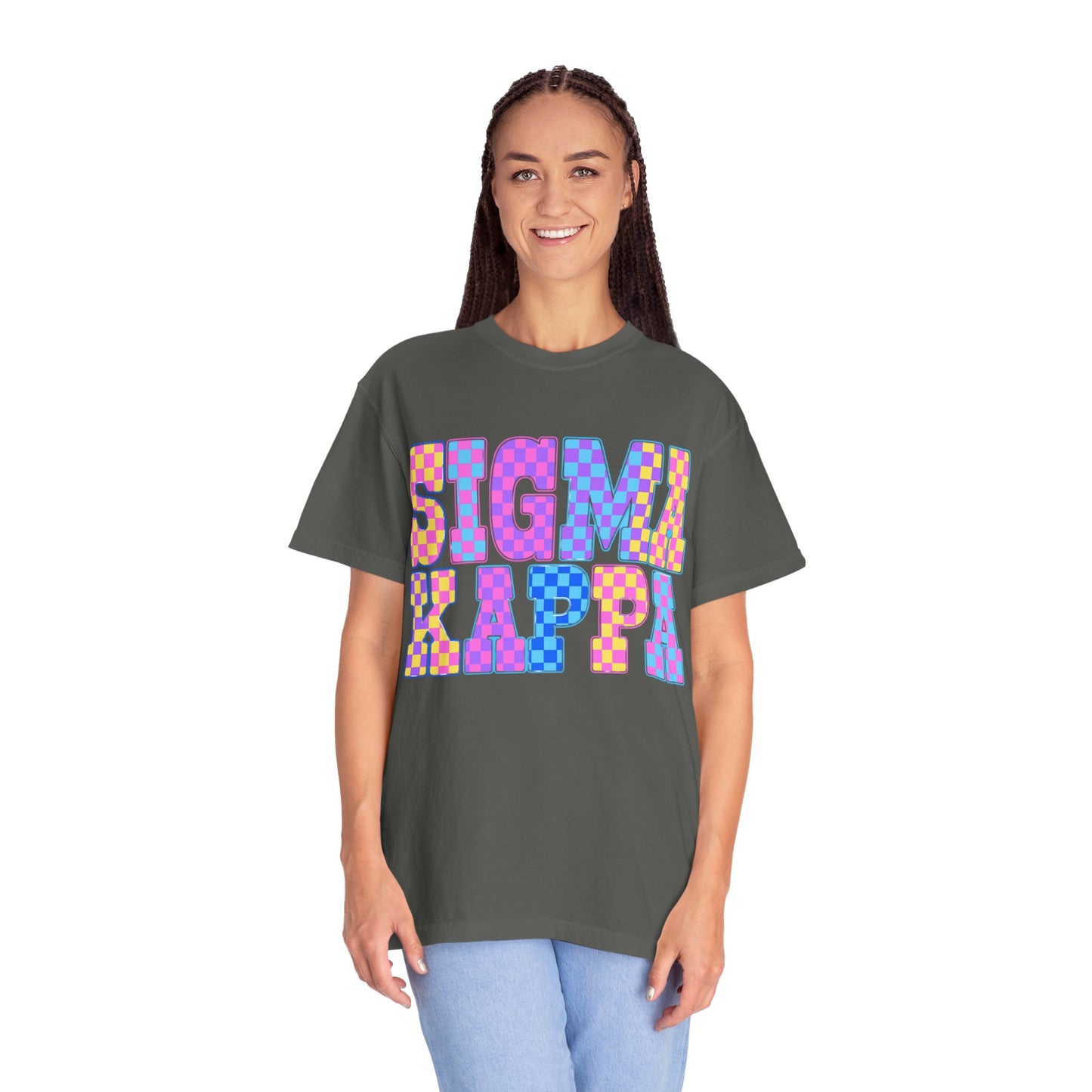 Colorful SigmaKappa T-Shirt - Unisex Garment-Dyed