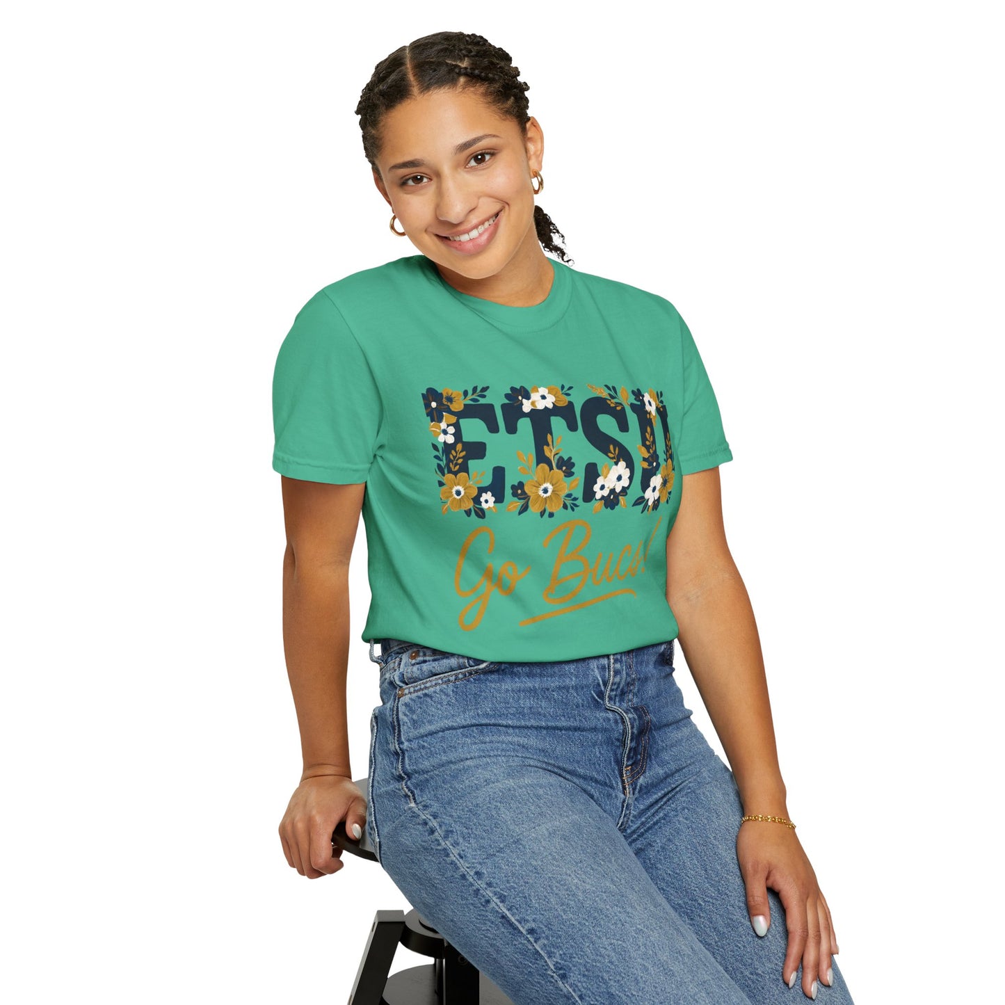 Floral Go Bucs Unisex T-shirt - College Apparel