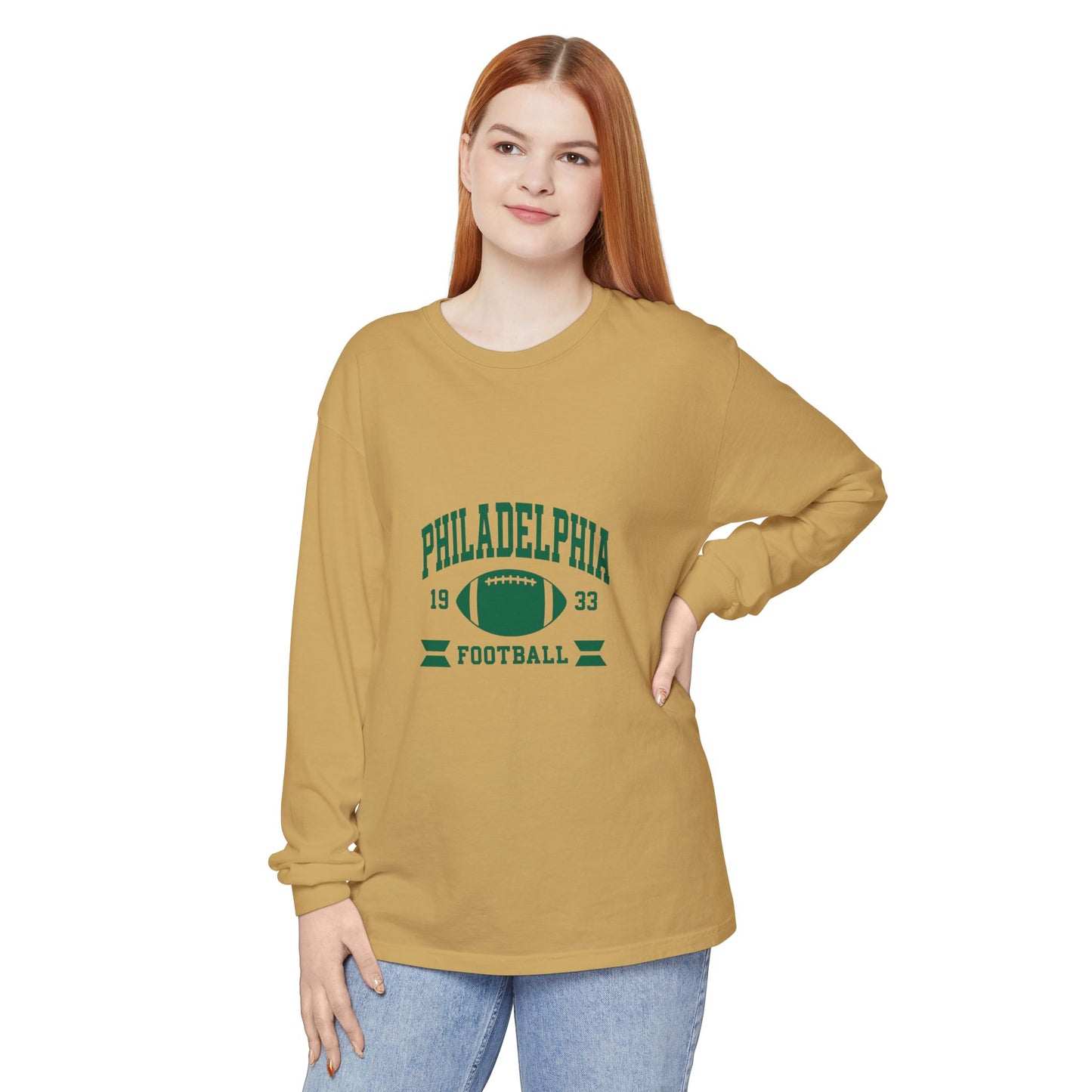 Vintage Philadelphia Football Long Sleeve T-Shirt